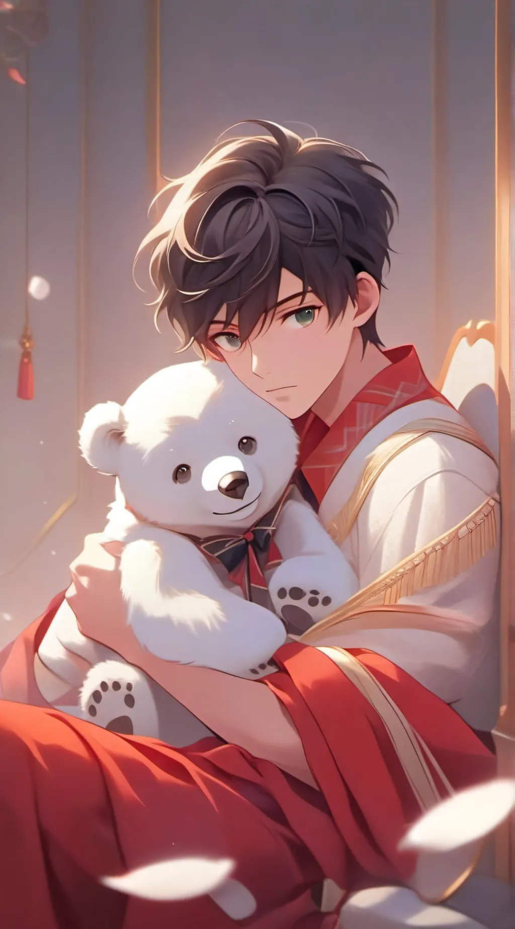 ai character: almond  background