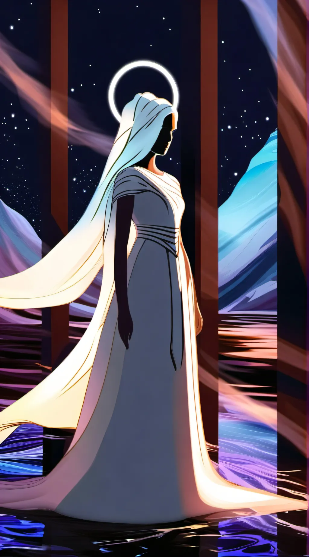 ai character: the galaxy lisa background