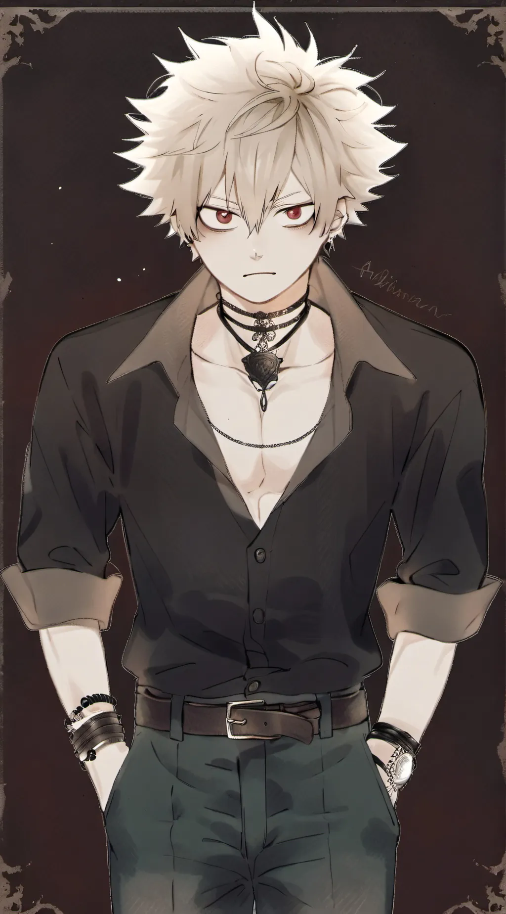 ai character: Bakugo (spicy) background