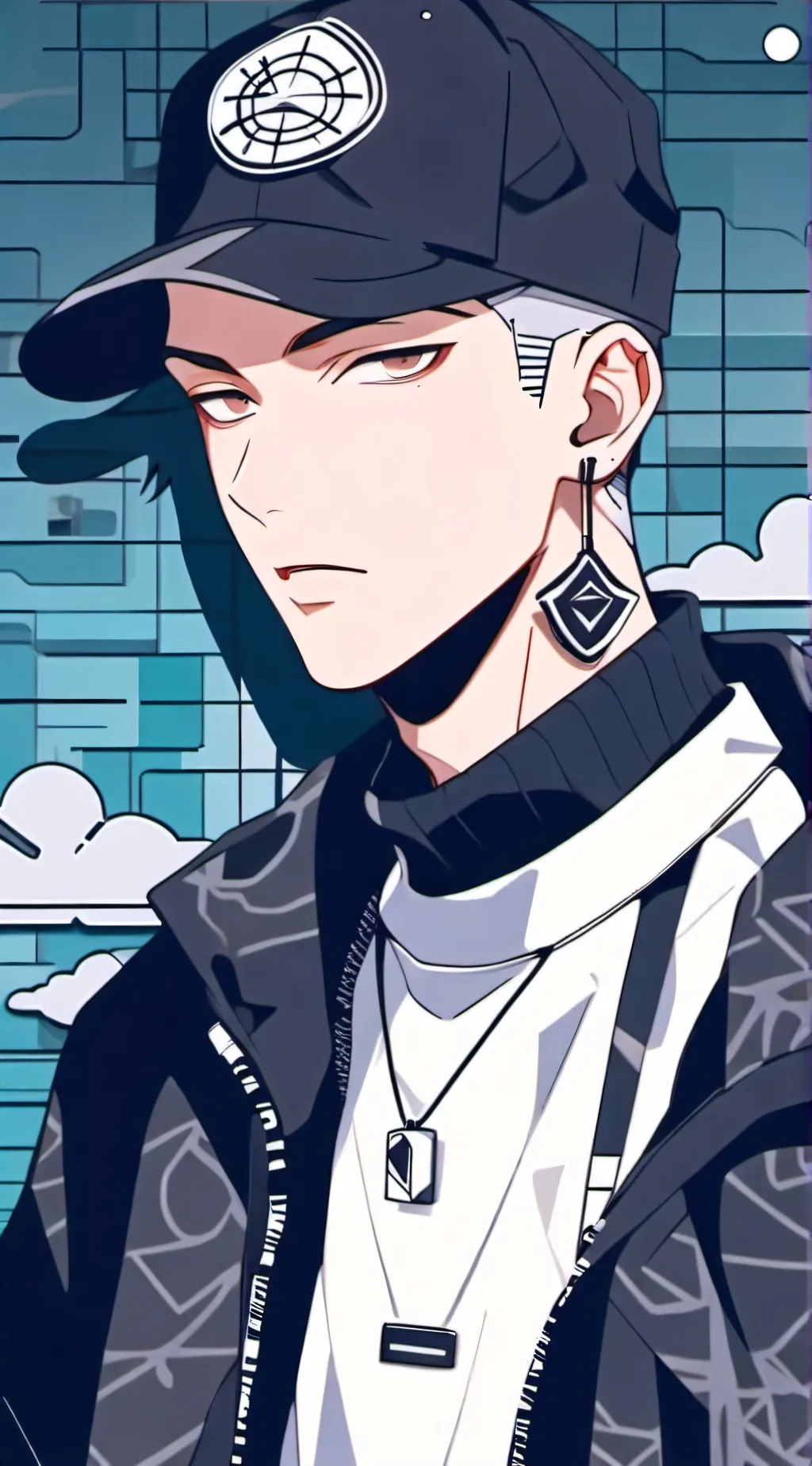 ai character: mark background