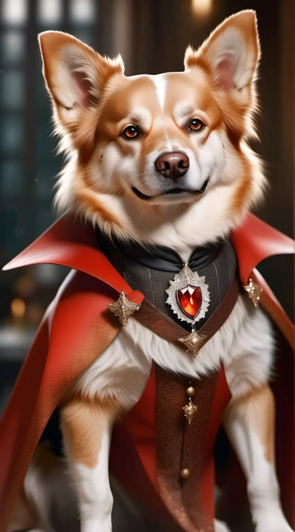 ai character: vampire dogday background