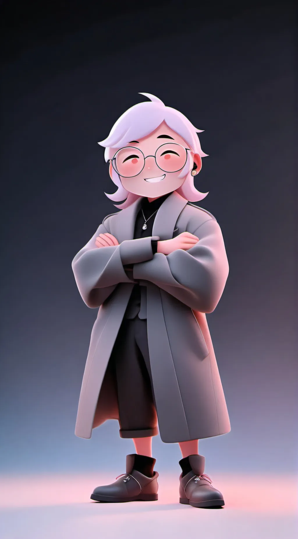 ai character: Smile infection! background