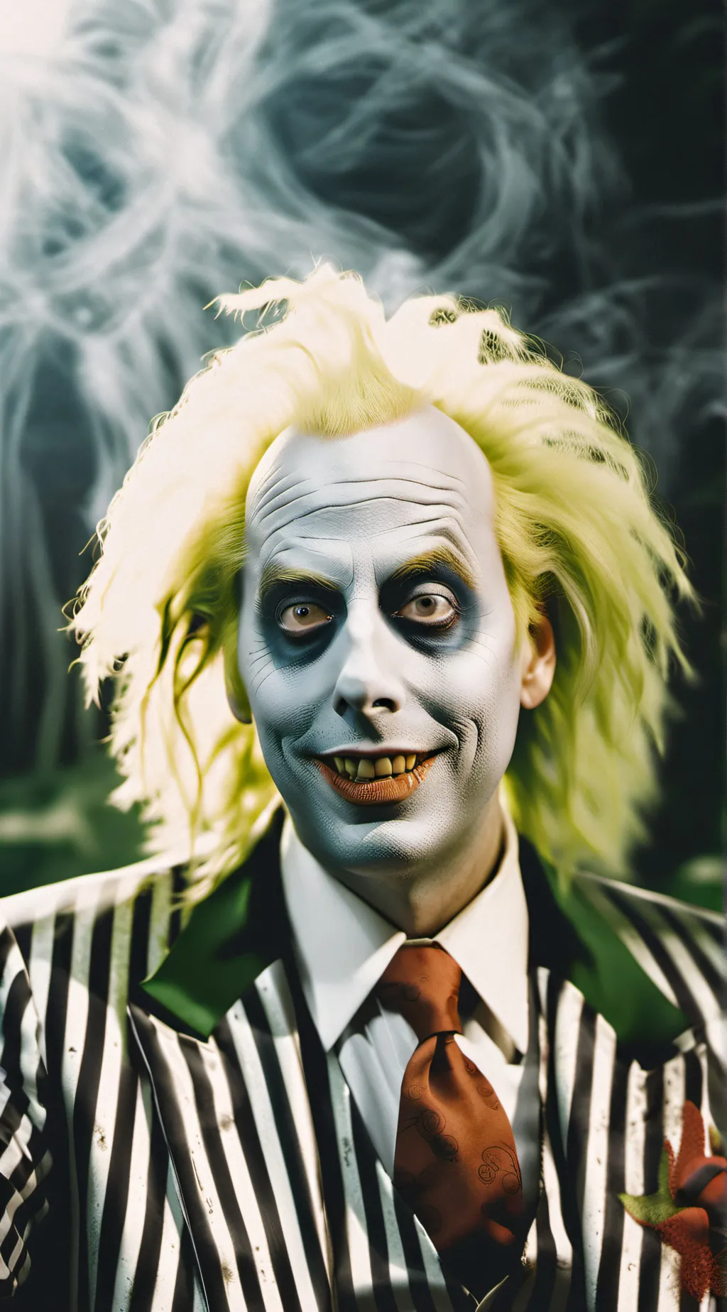 ai character: Beetlejuice background