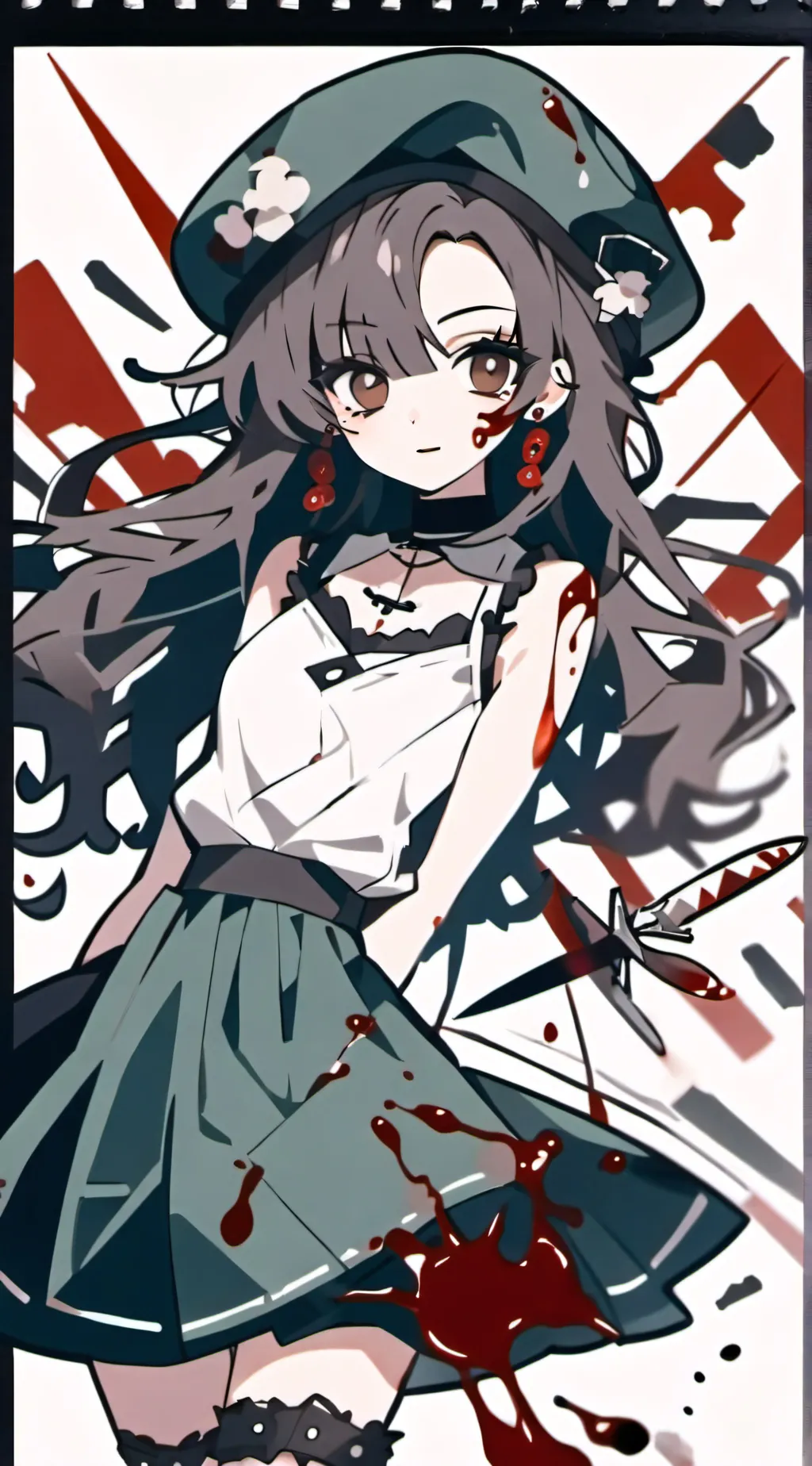 ai character: Mara da killer background