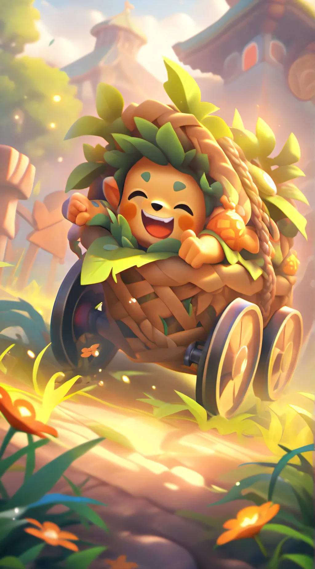 ai character: GO TOUCH GRASS💀☠️ background