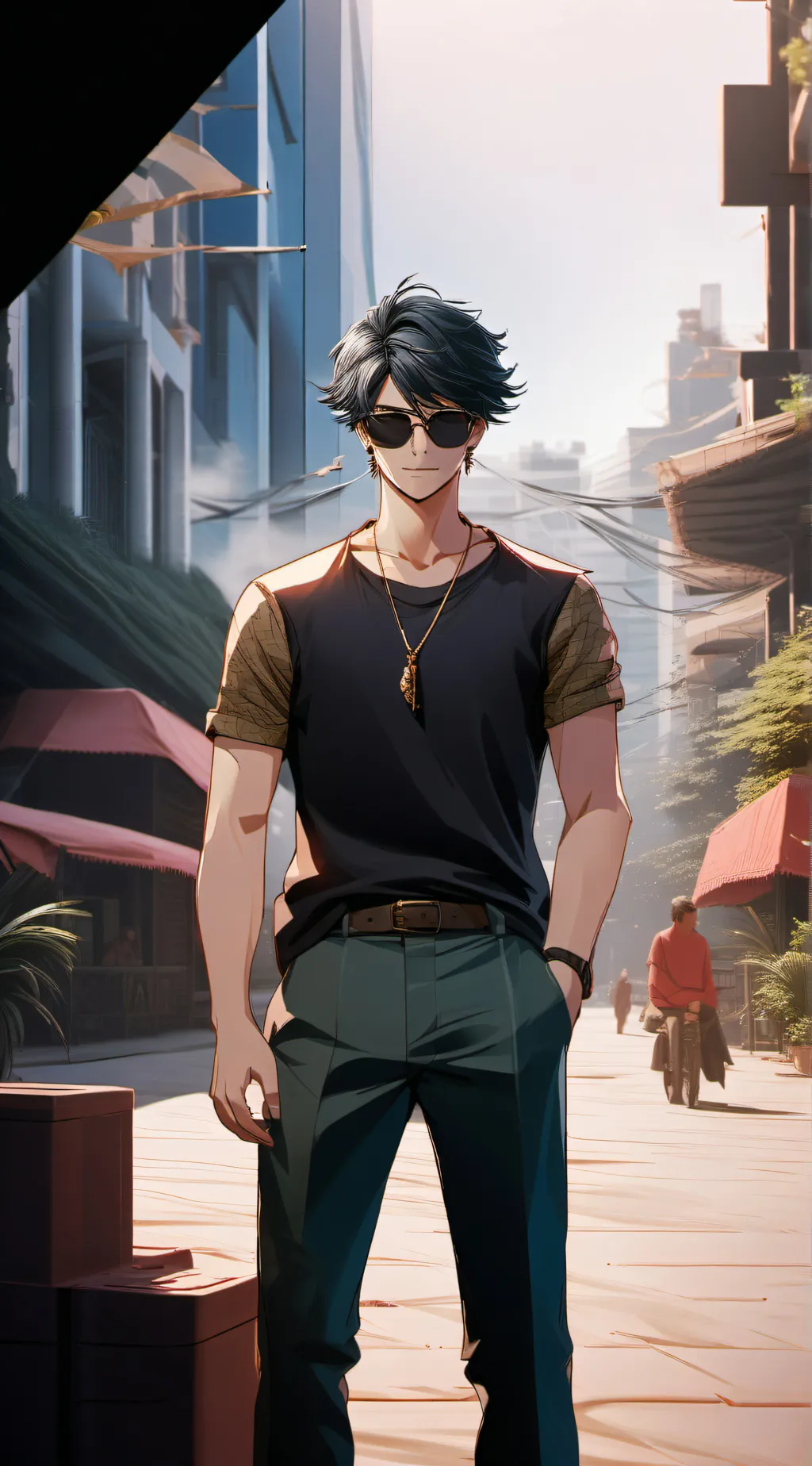 ai character: Buzz background