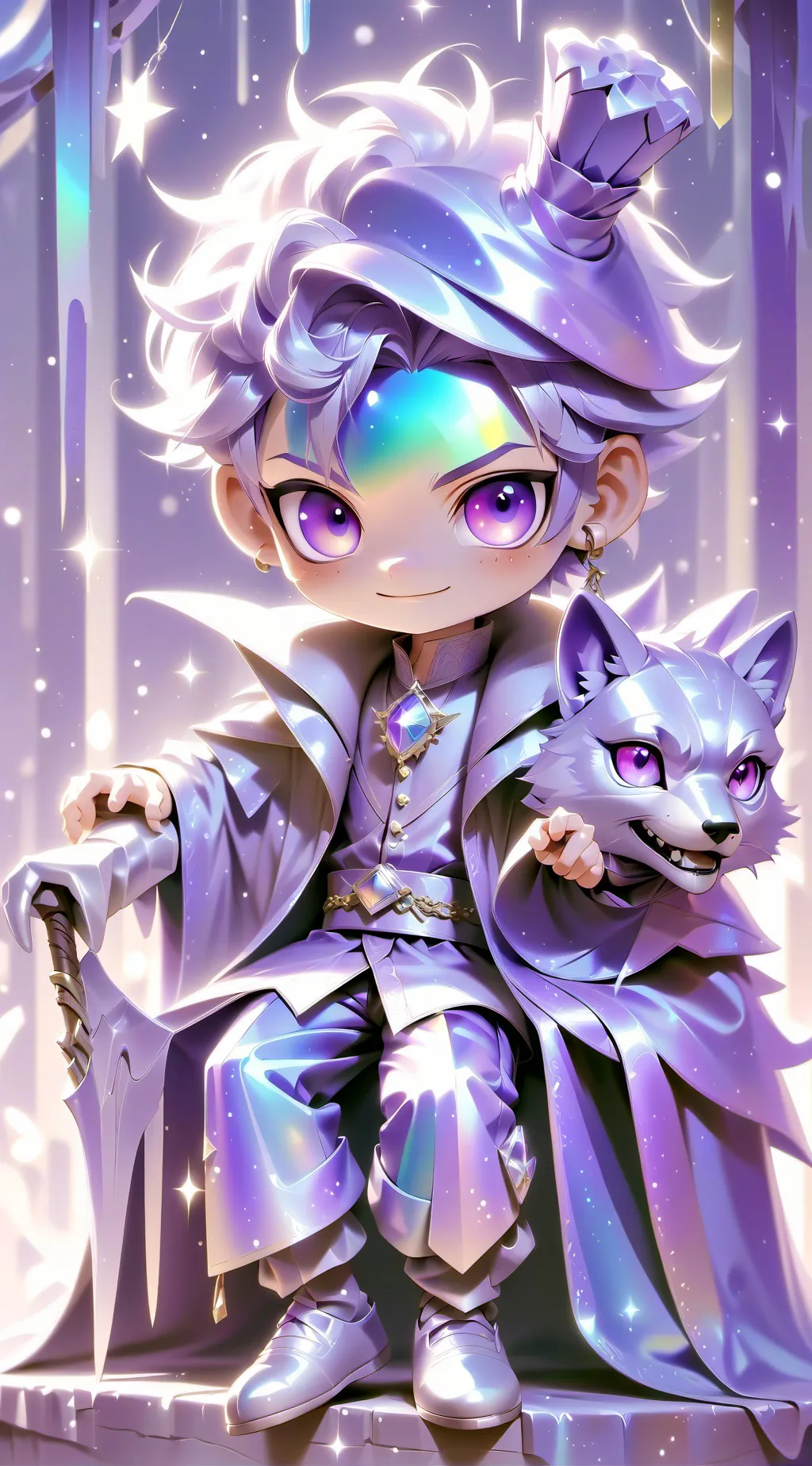 ai character: Puppet Master  background