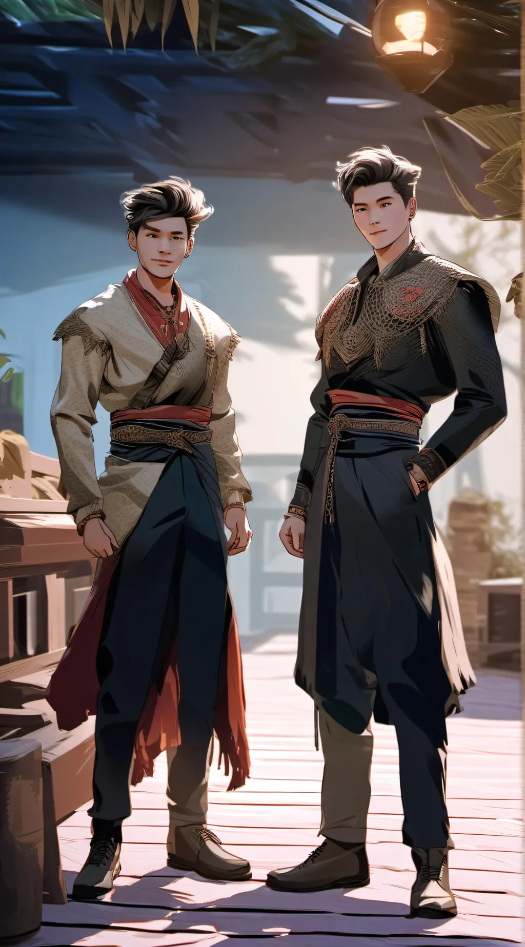 ai character: mha & dbs background