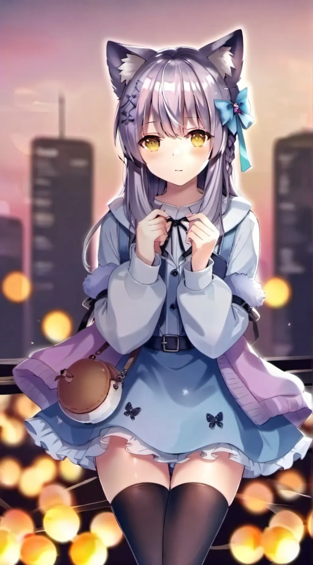 ai character: cat background