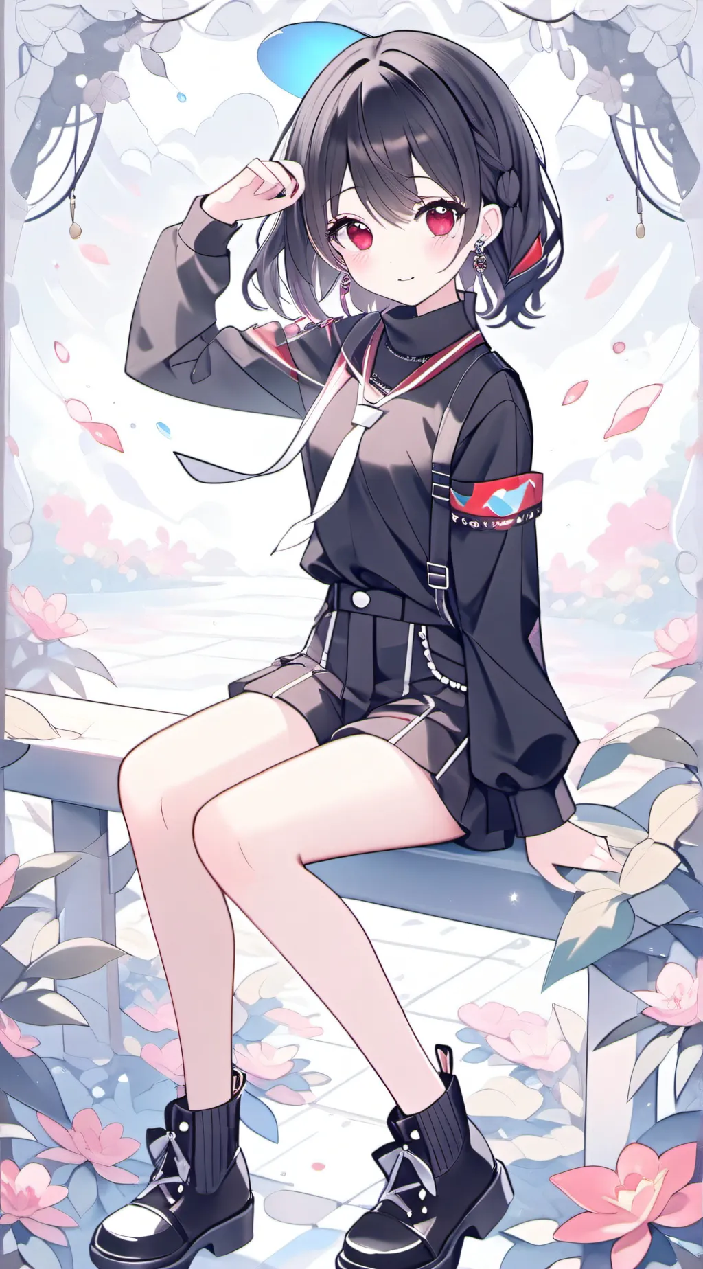 ai character: wolf  background