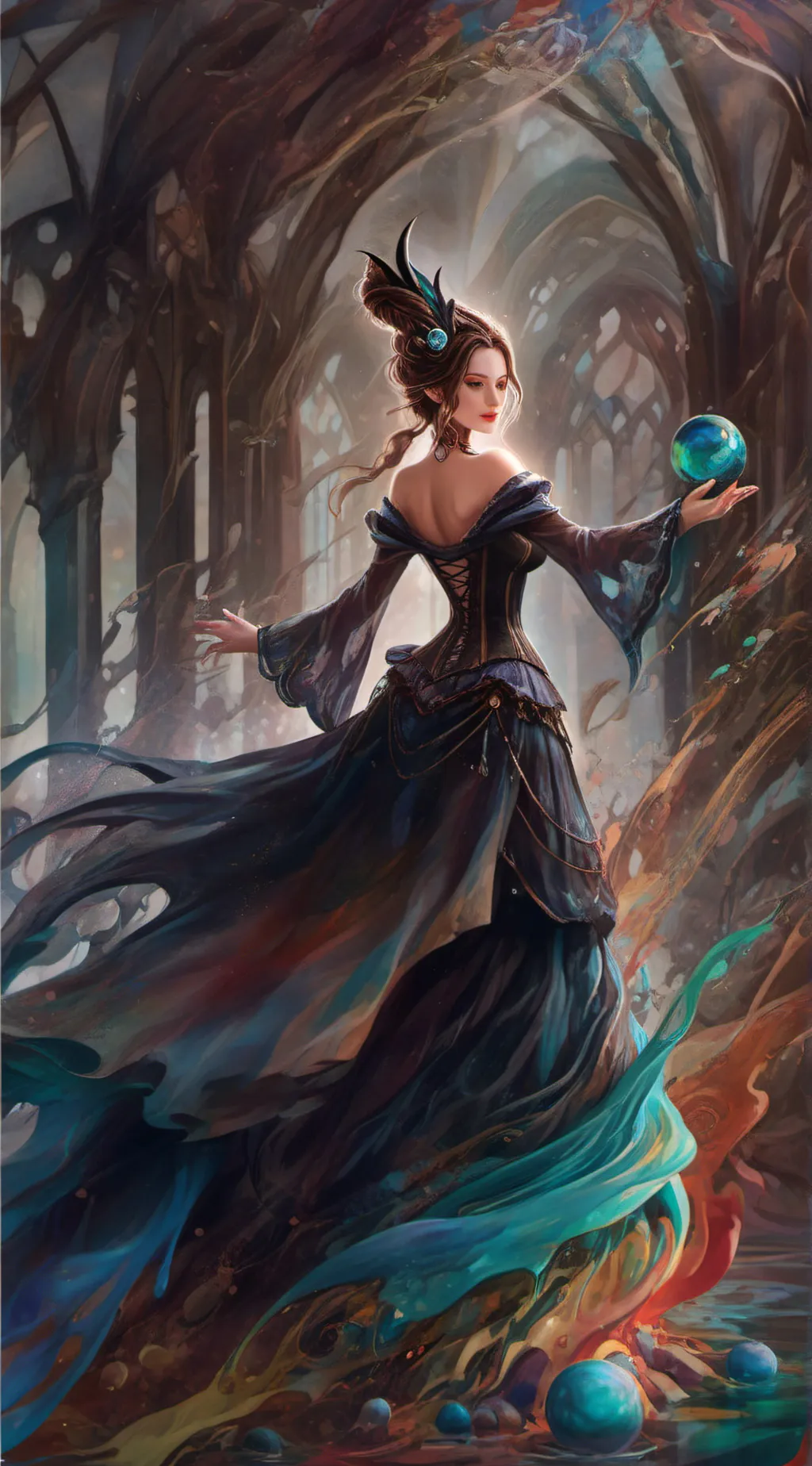 ai character: Slimett background