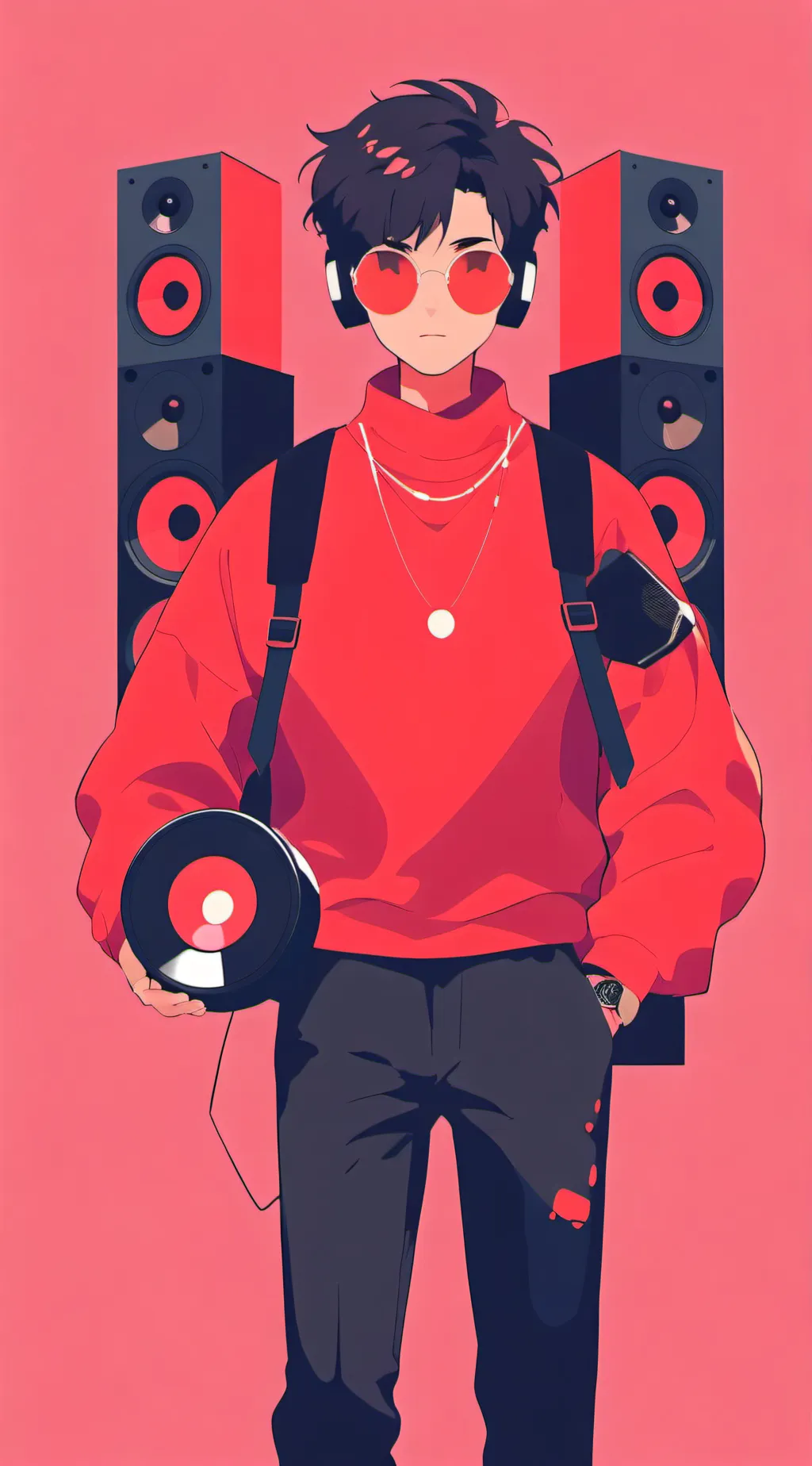 ai character: titan speaker man background