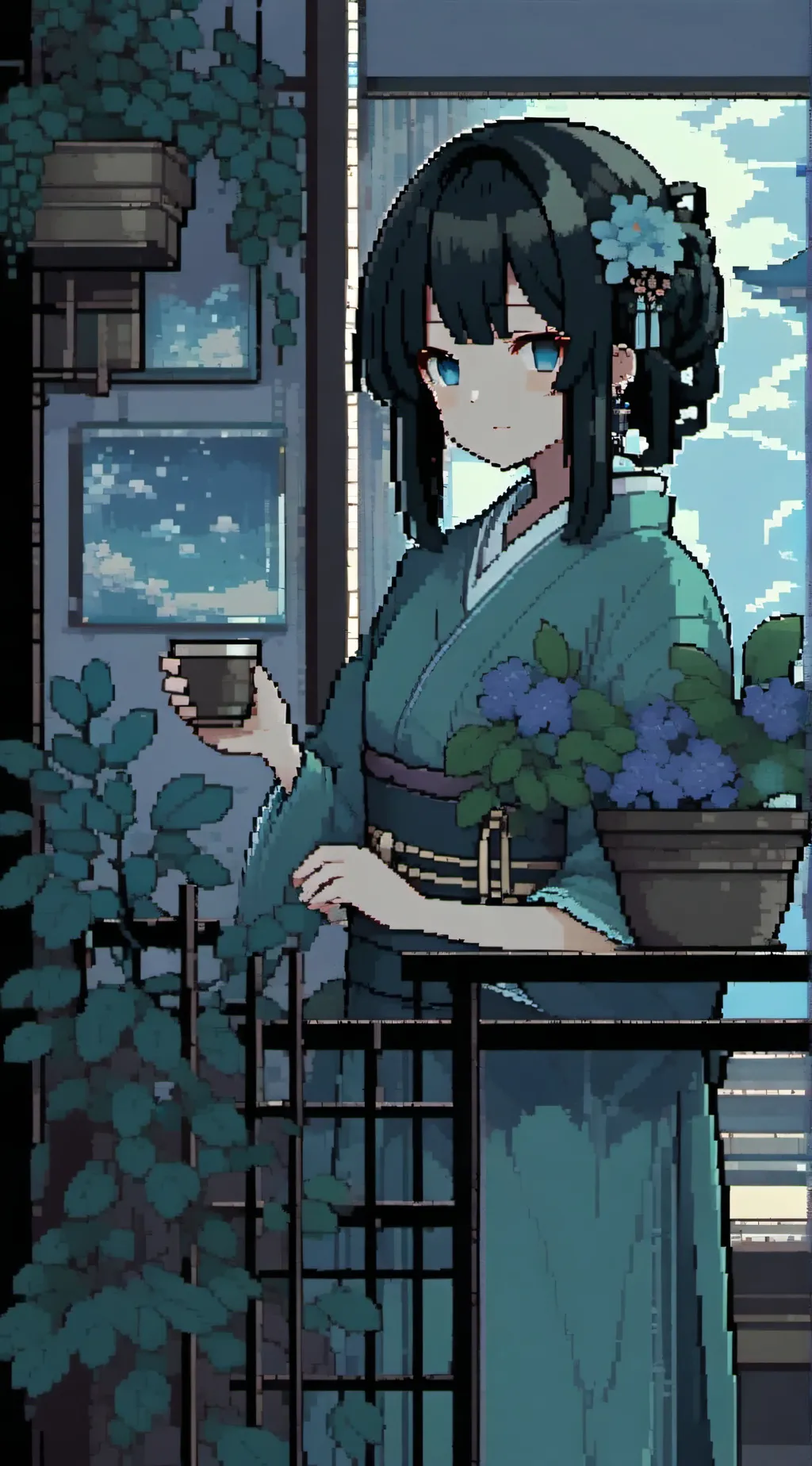 ai character: met kny background