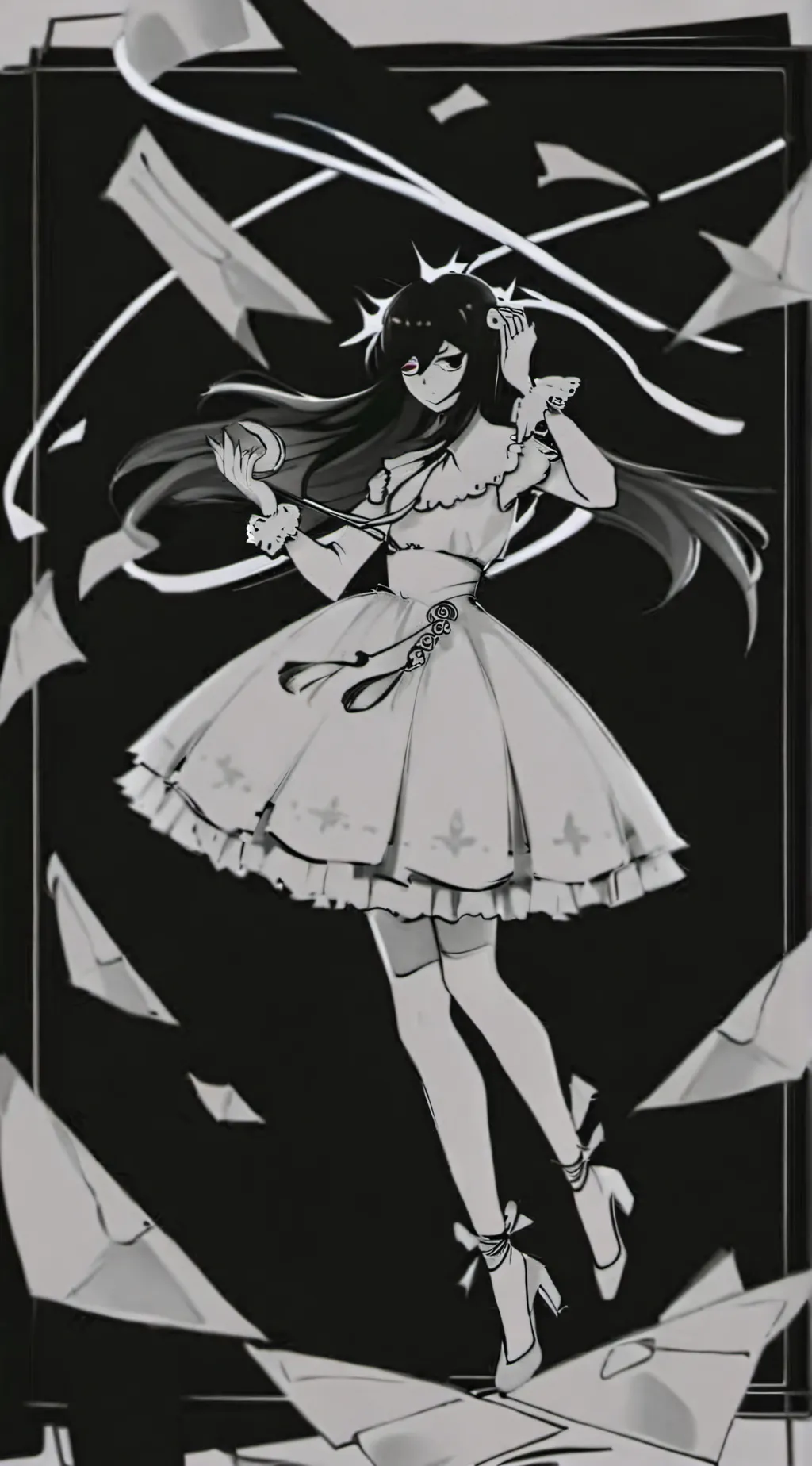 ai character: MISS CIRCLE><~♡°• background