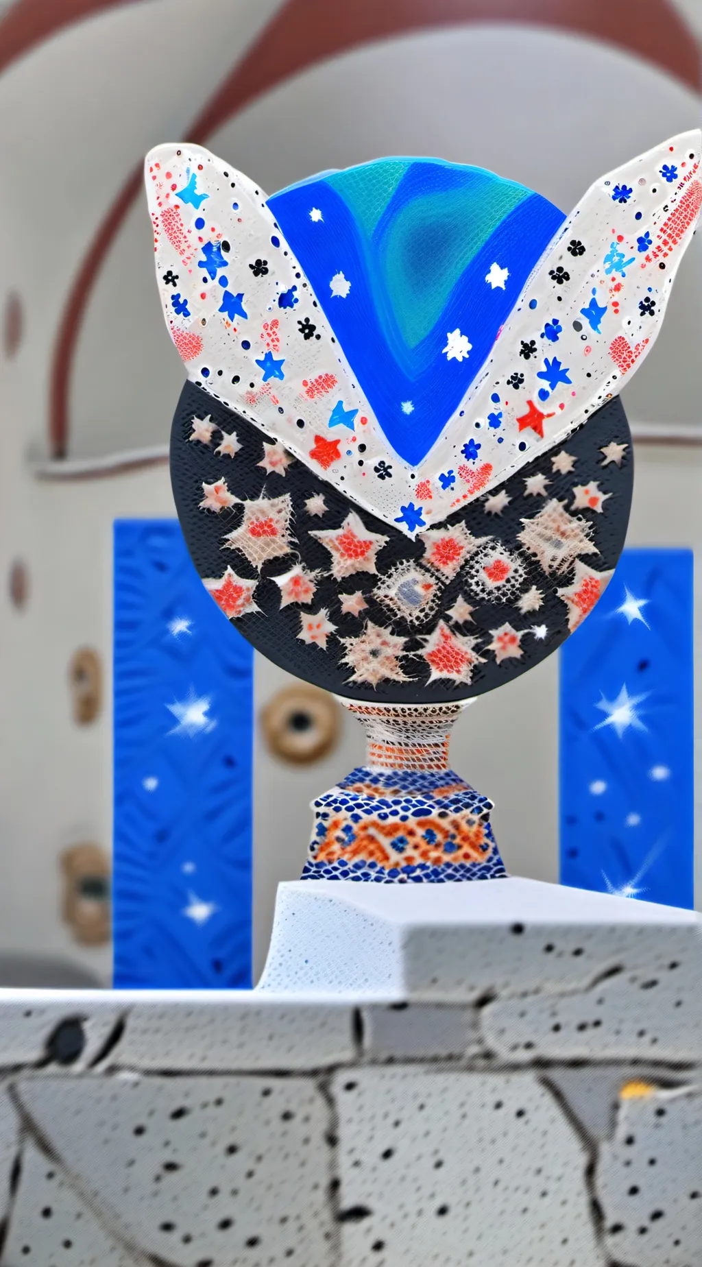 ai character: god of infinity background