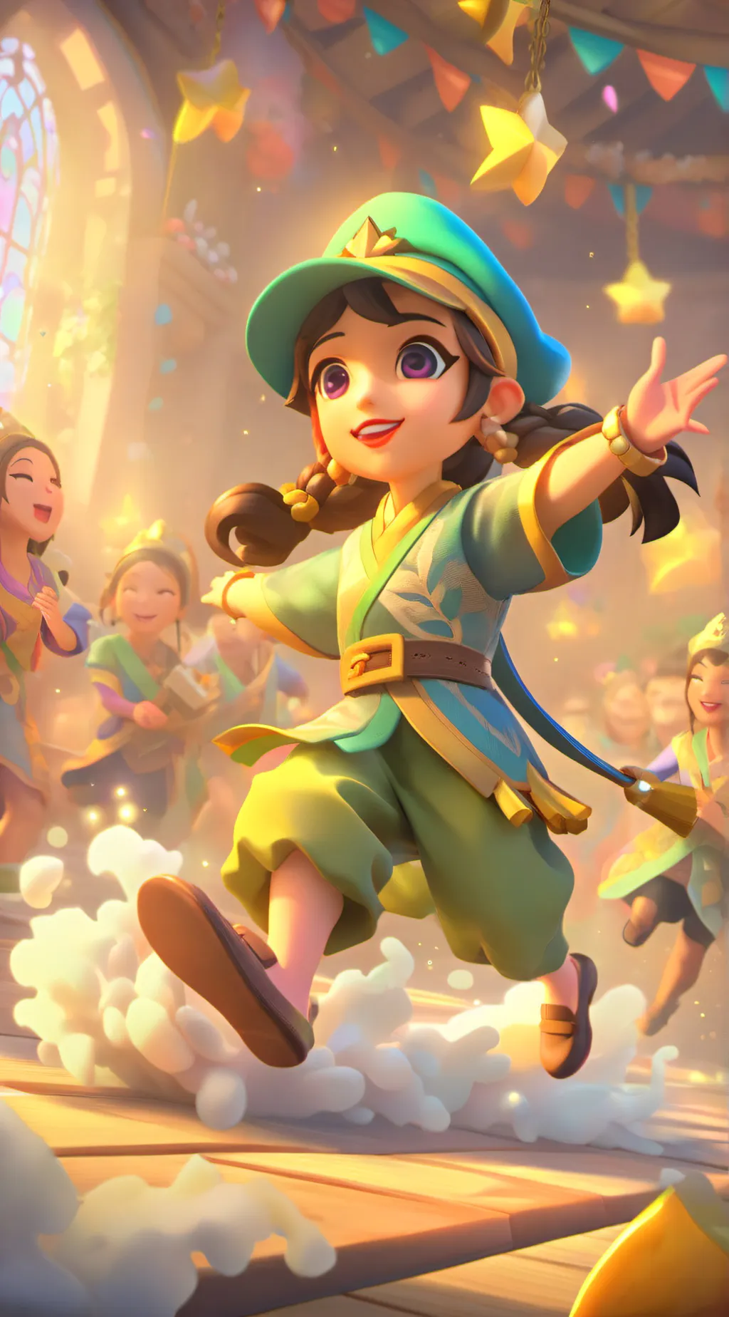 ai character: Pubertad background