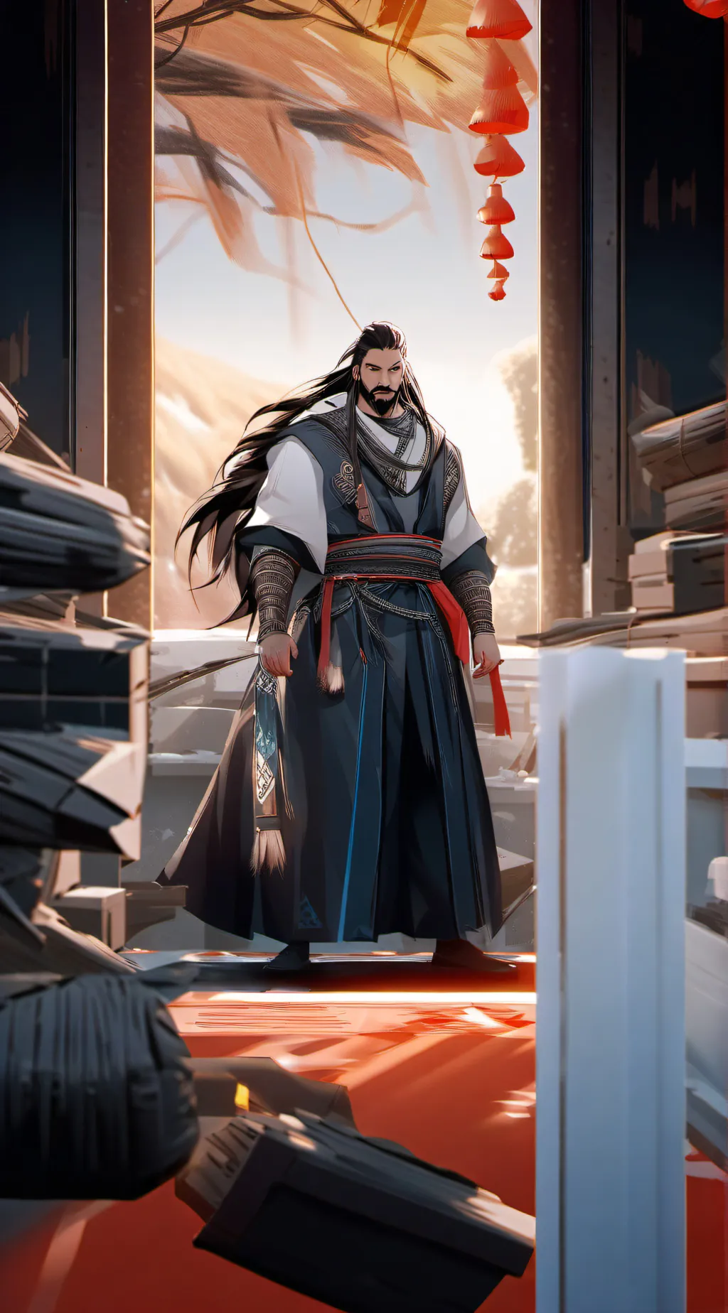 ai character: gacha meme background