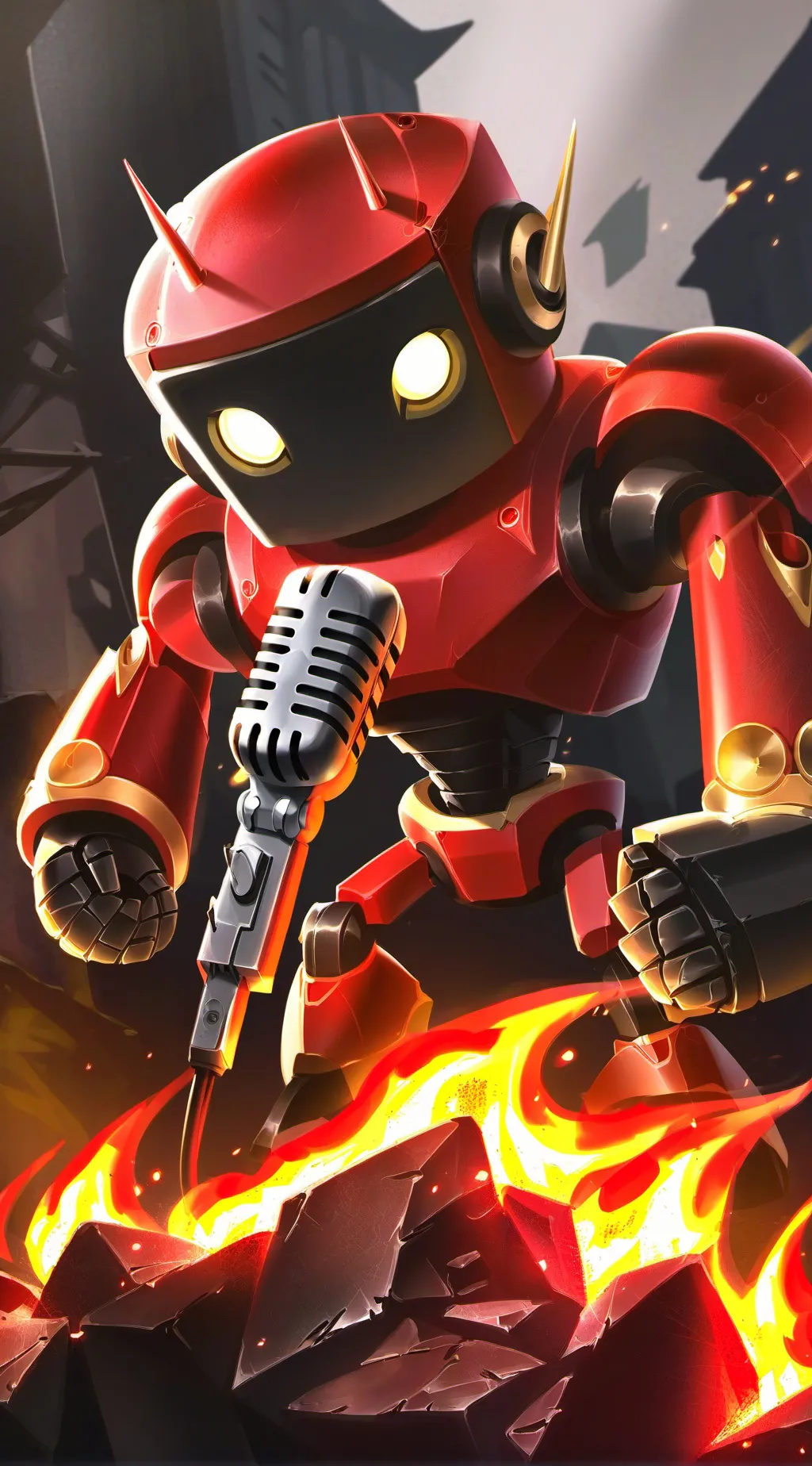 ai character: rap bot background