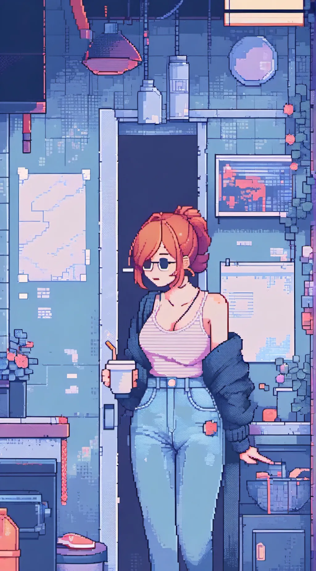 ai character: CUTEST GIRL EVER! background