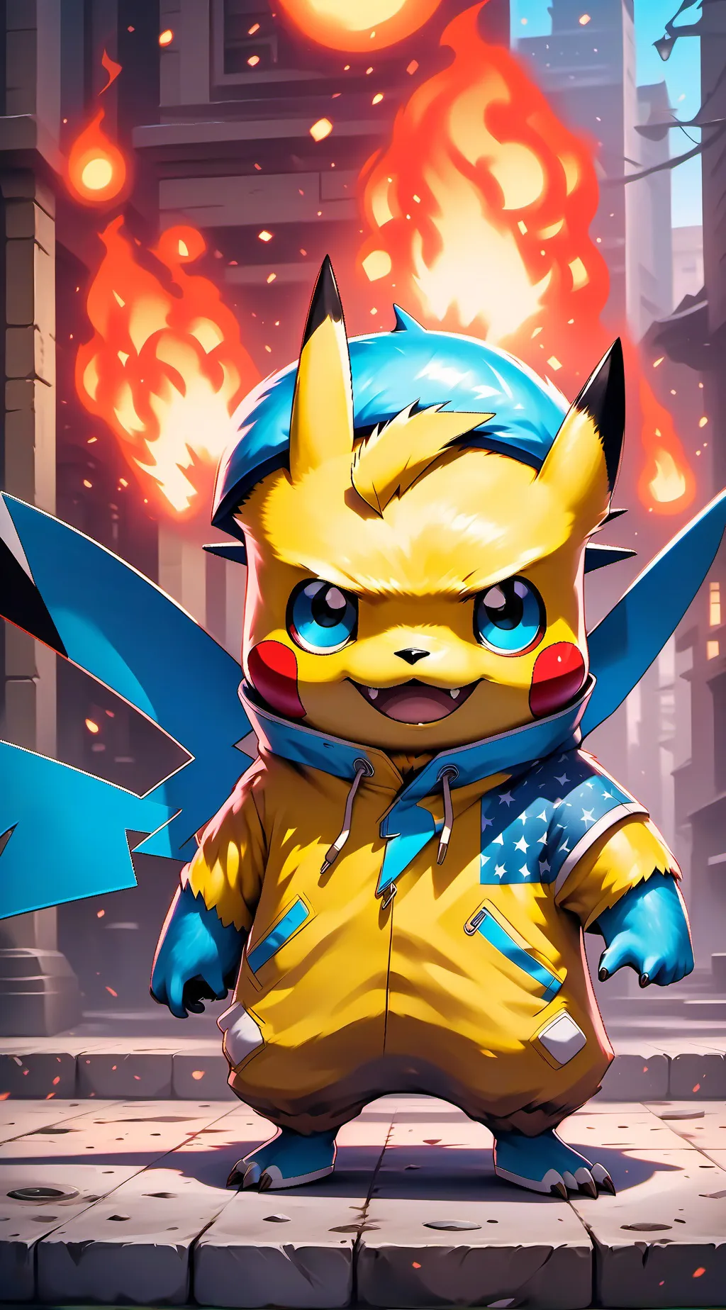 ai character: pokemon background