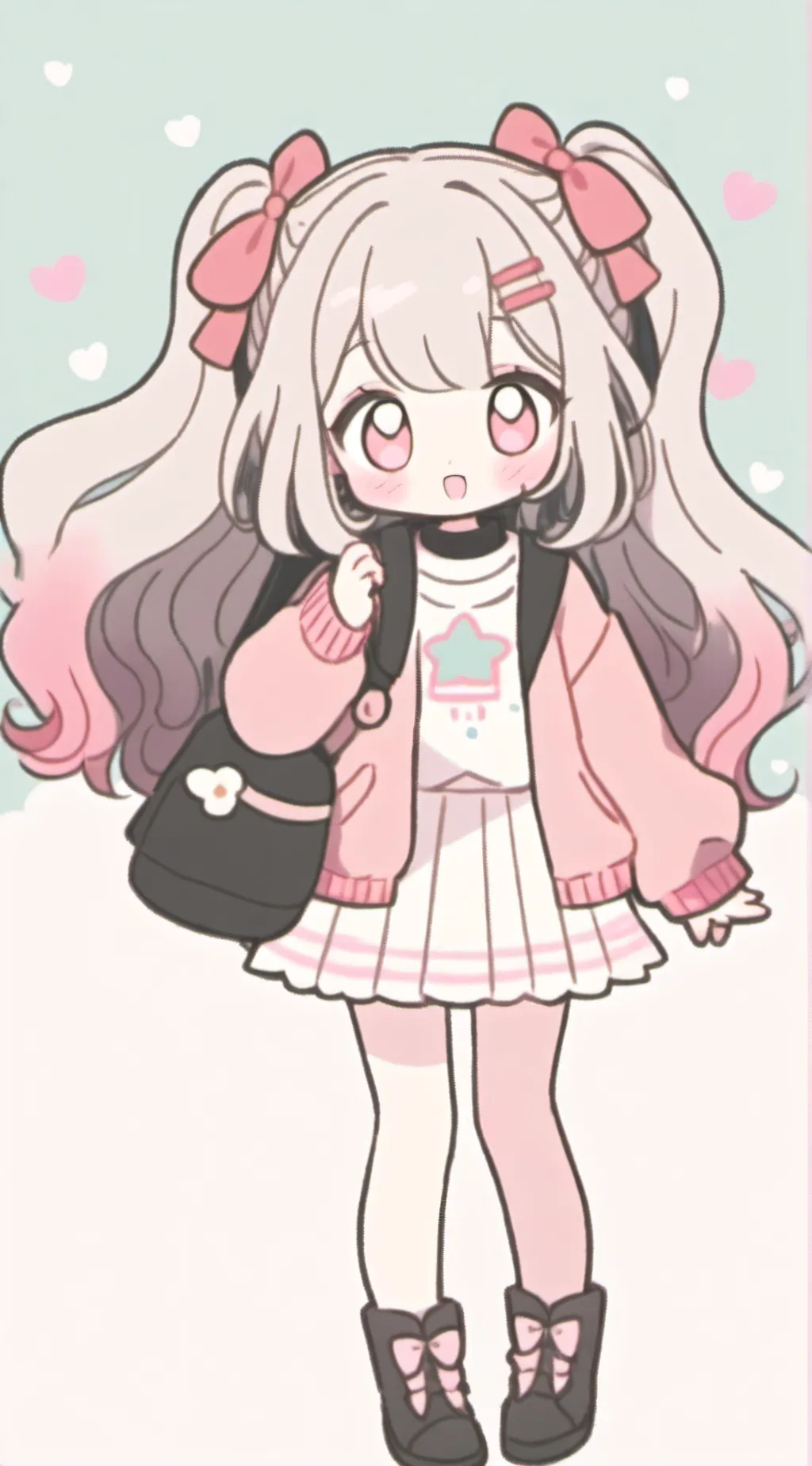 ai character: artist  background