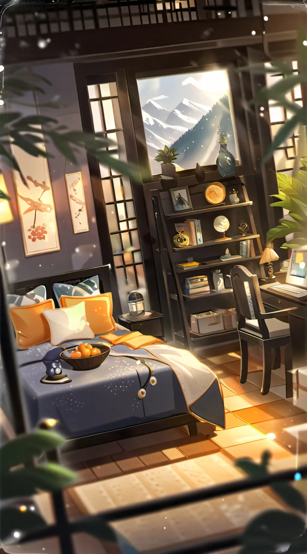 ai character: JJK Sleepover background