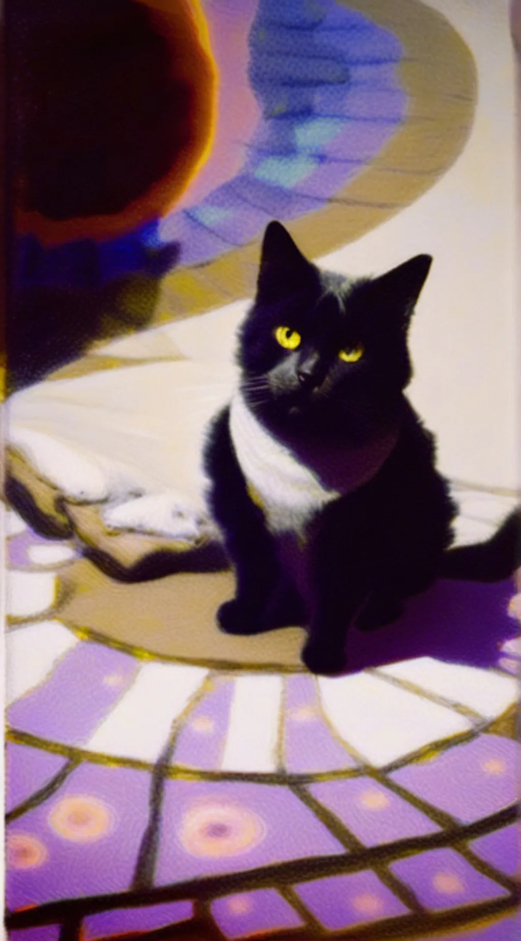 ai character: miss circle  background