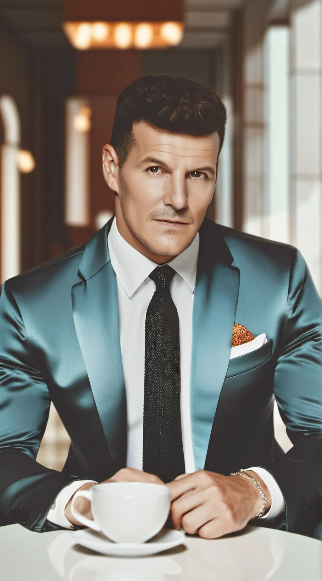 ai character: Seeley Booth background