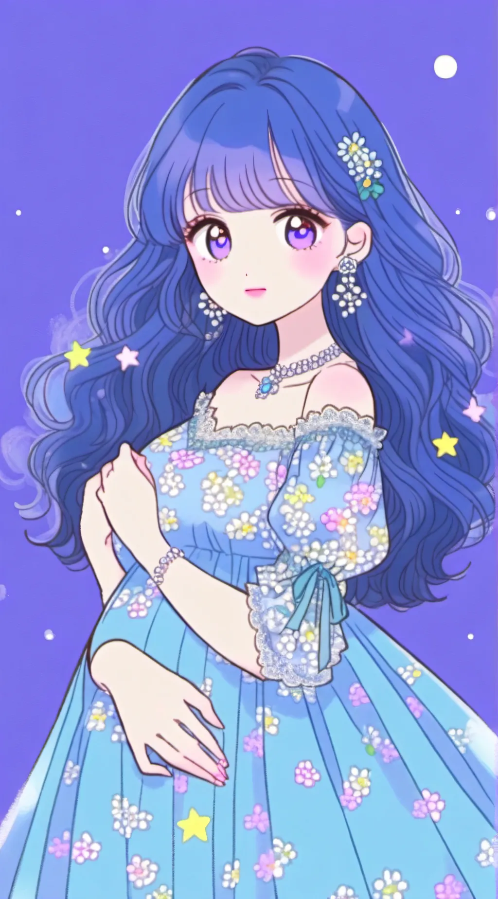 ai character: mina  background