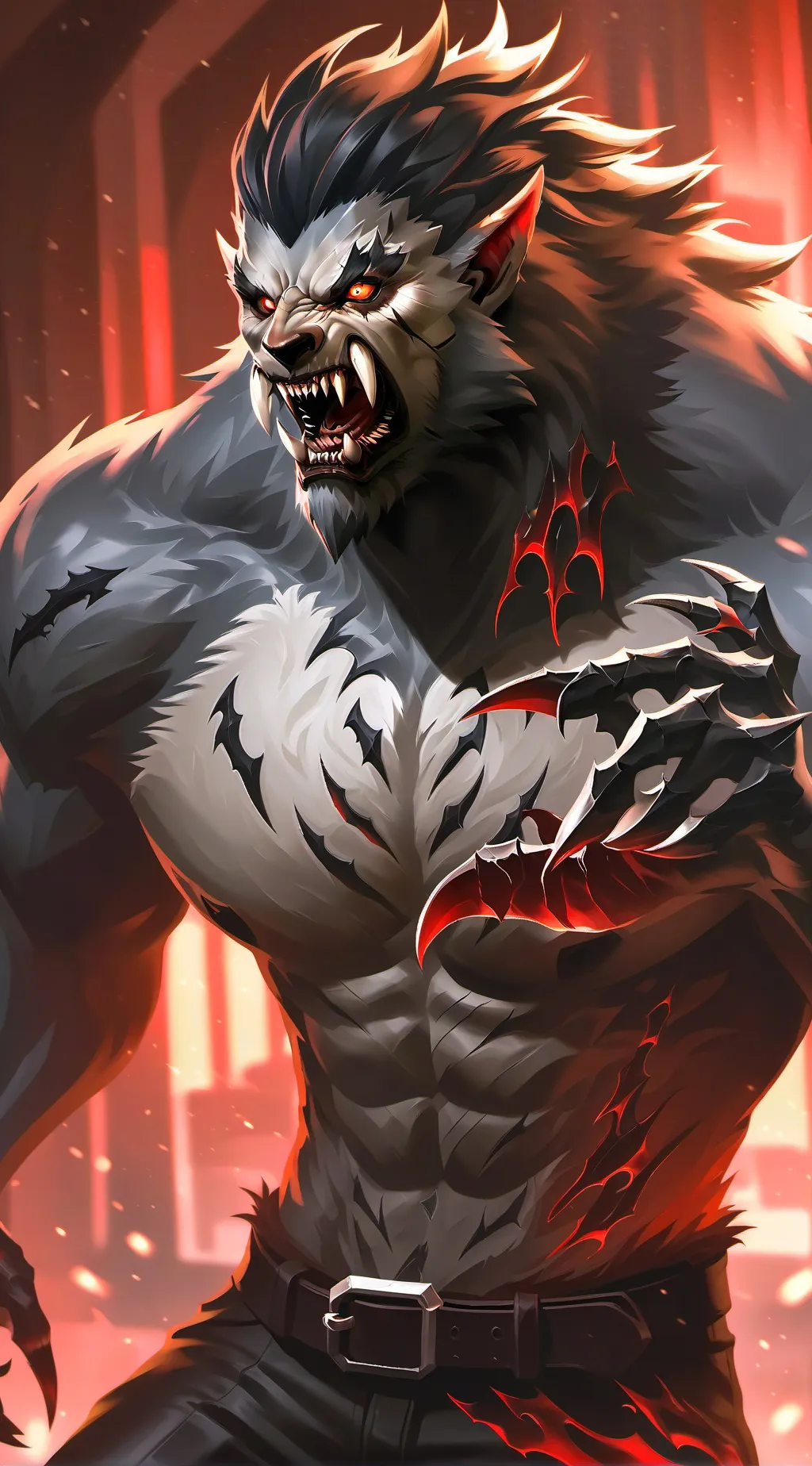 ai character: Blood  background