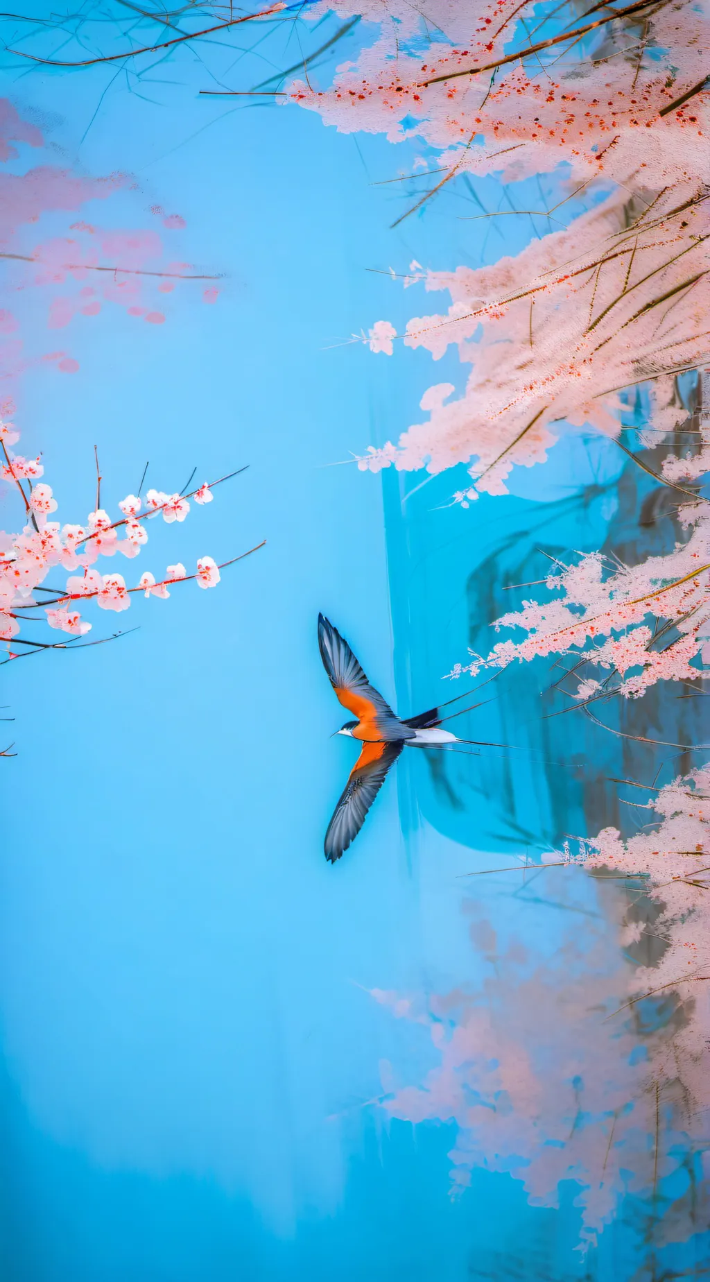 ai character: Bird  background