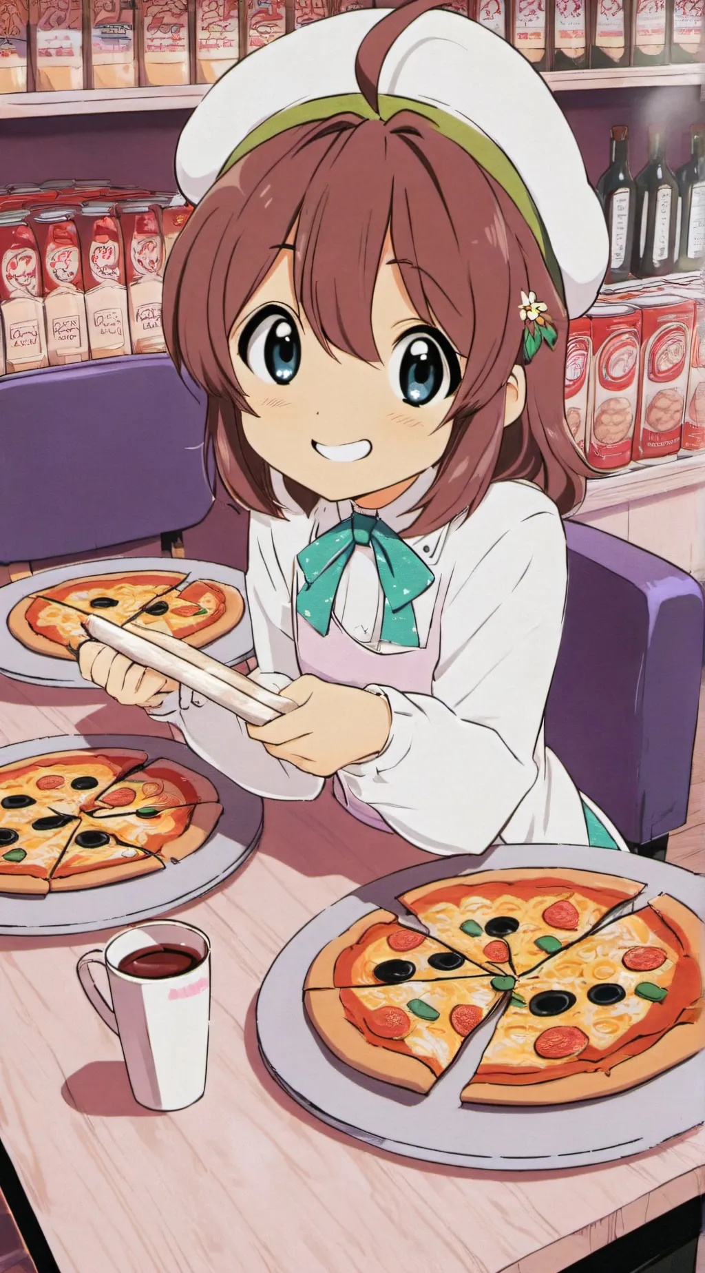 ai character: Roberta  background