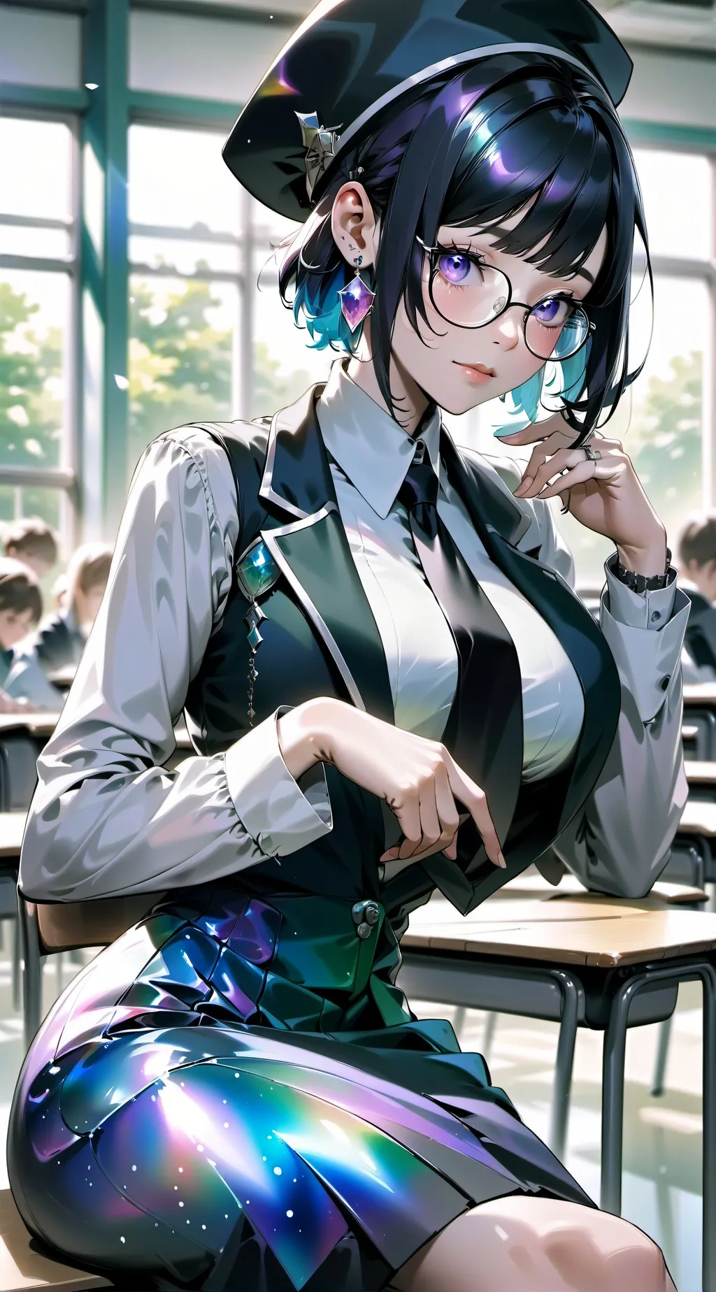 ai character: Oliva background