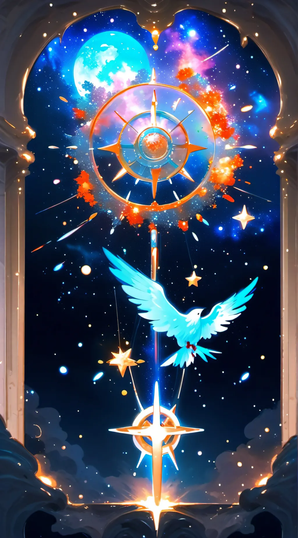 ai character: ENGLISH OR SPANISH background