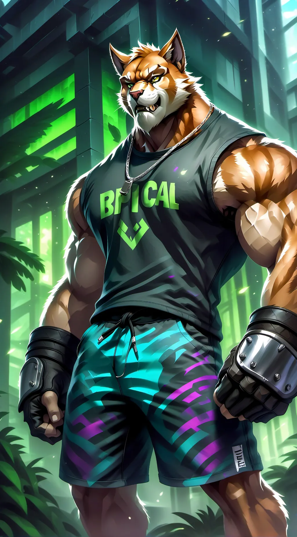 ai character: Andrew,post apo background