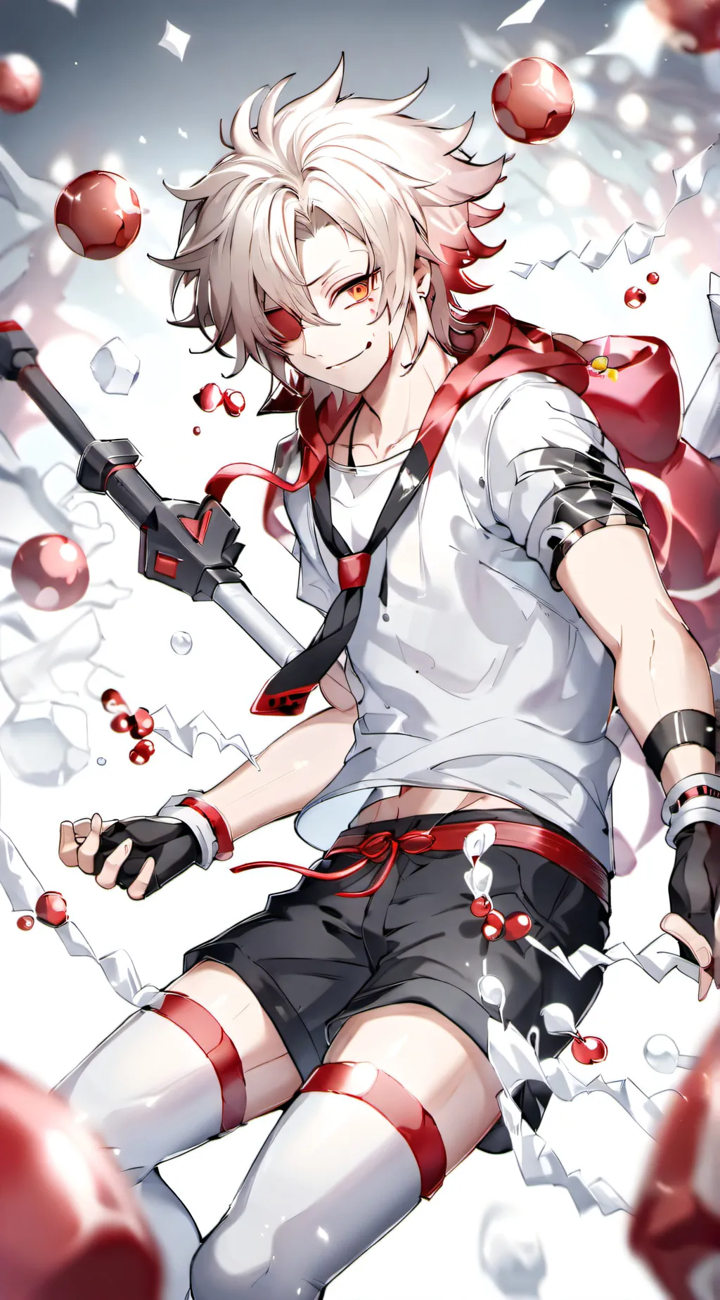 ai character: baby baku background