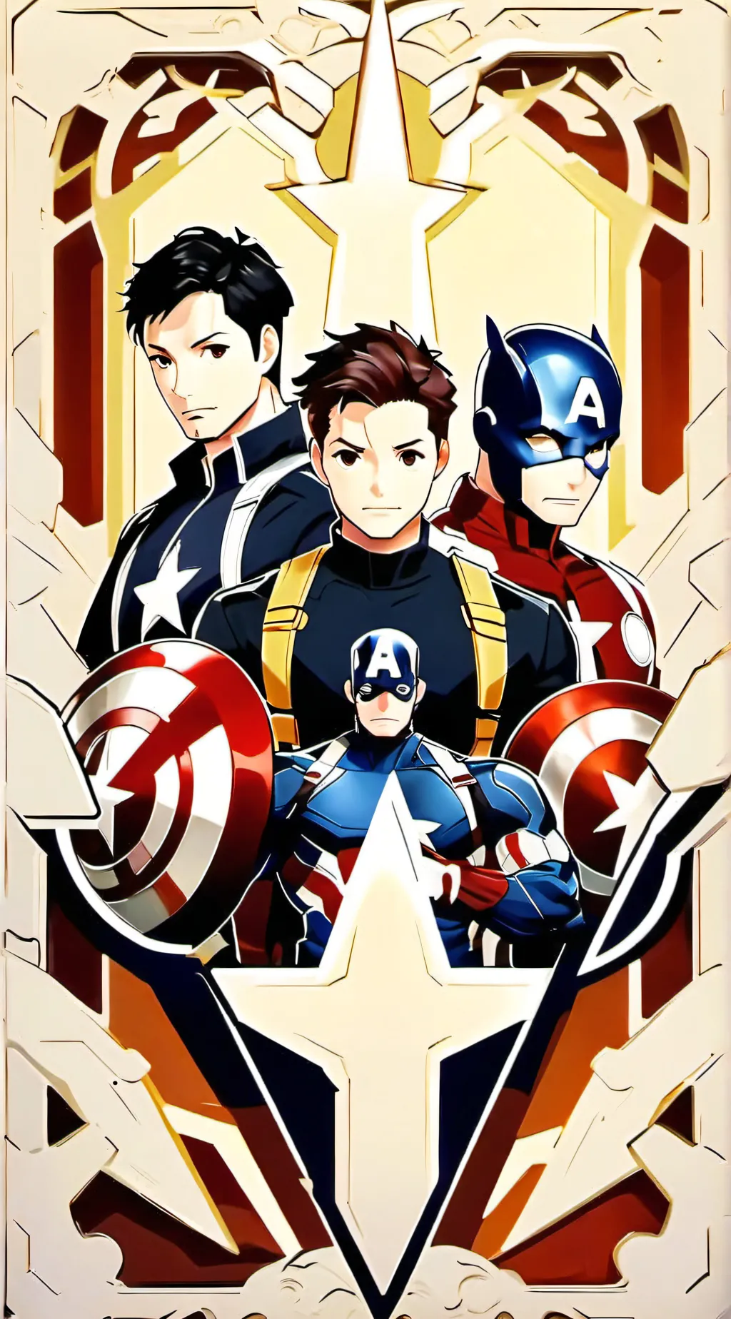 ai character: Avengers background