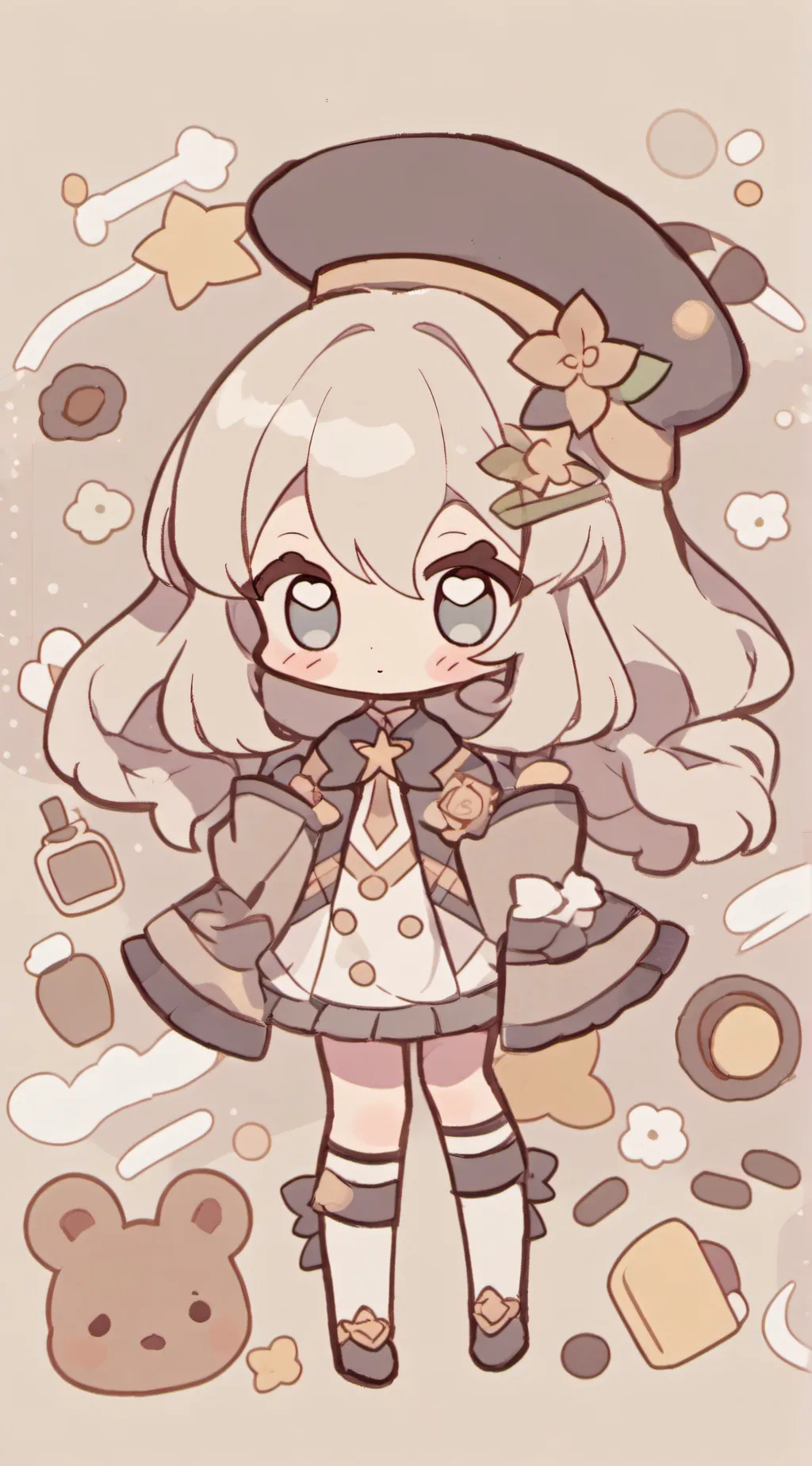 ai character: lily background