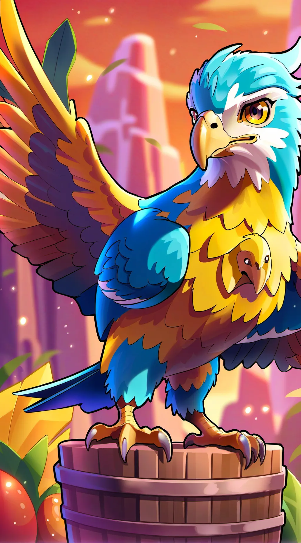 ai character: the GOD background