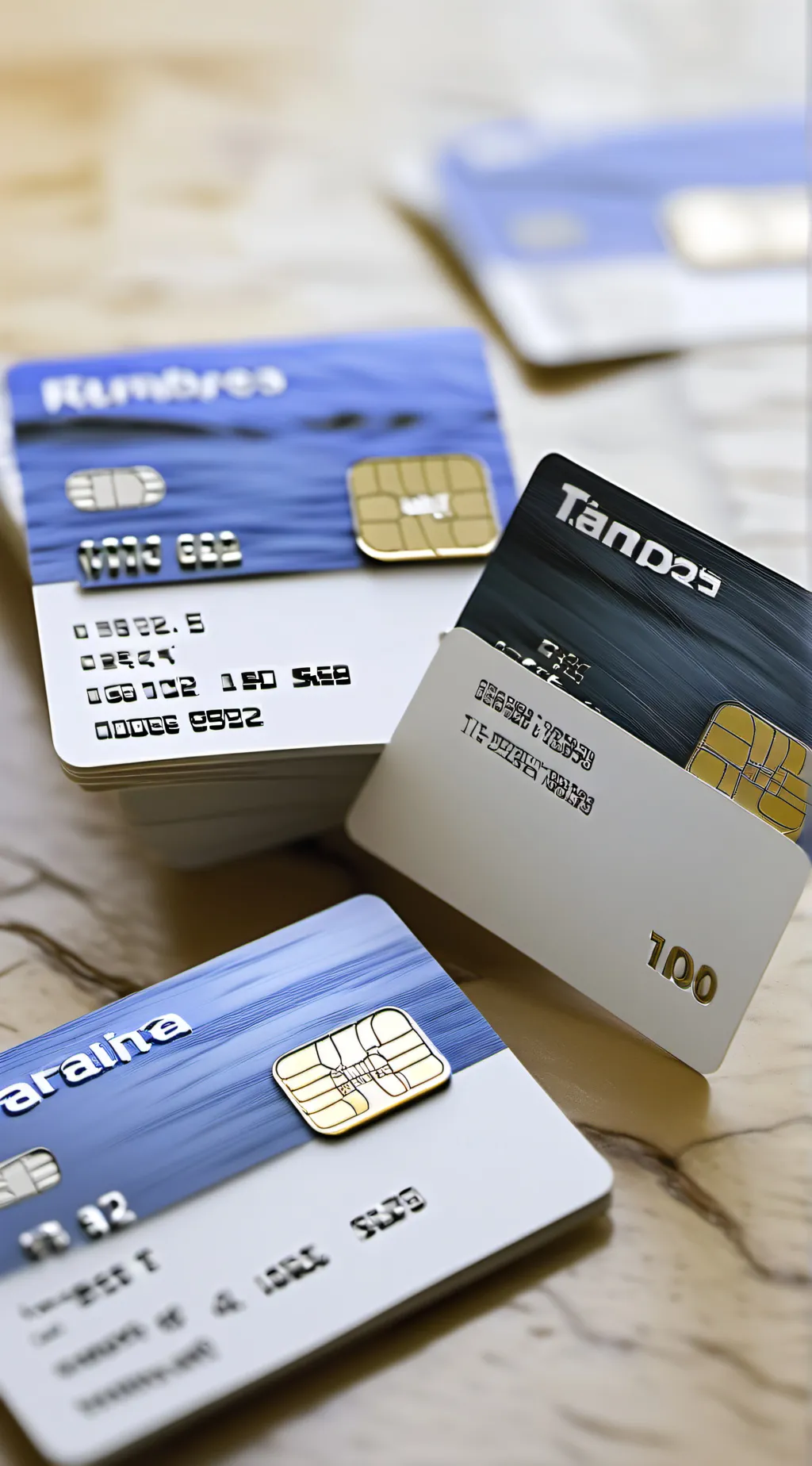 ai character: credit card inform background