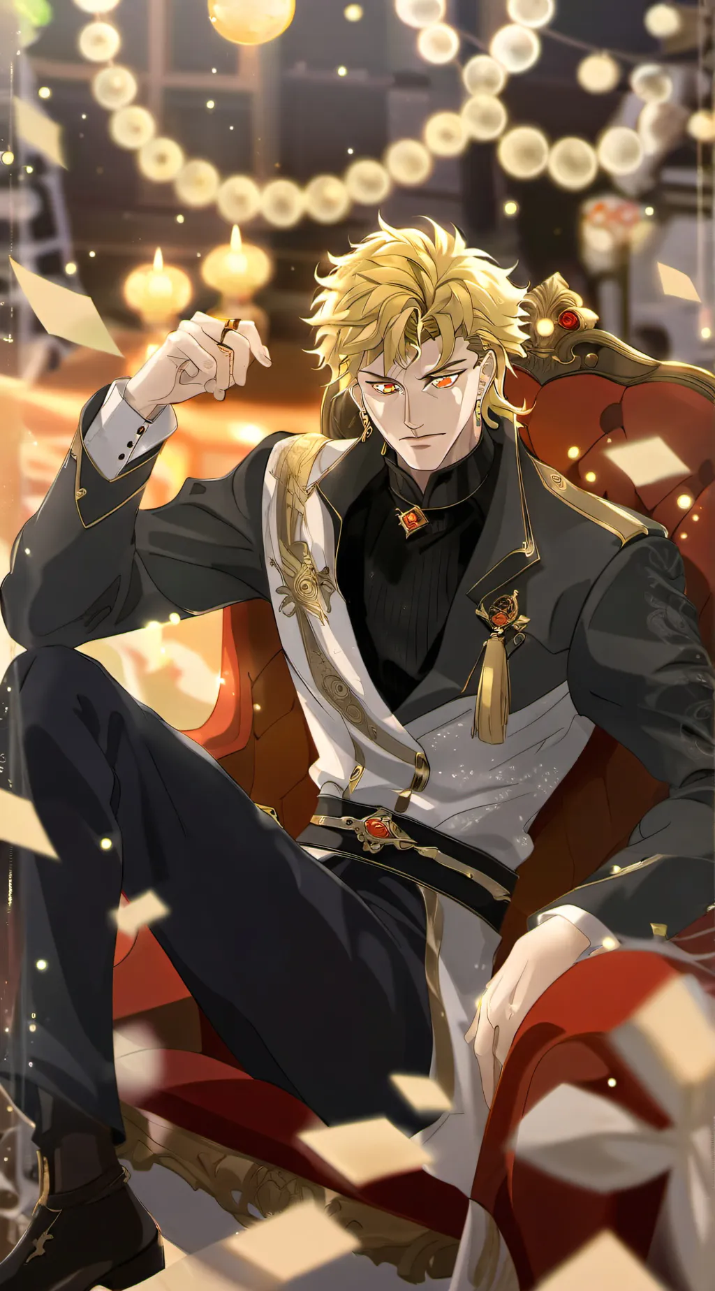ai character: DIO background