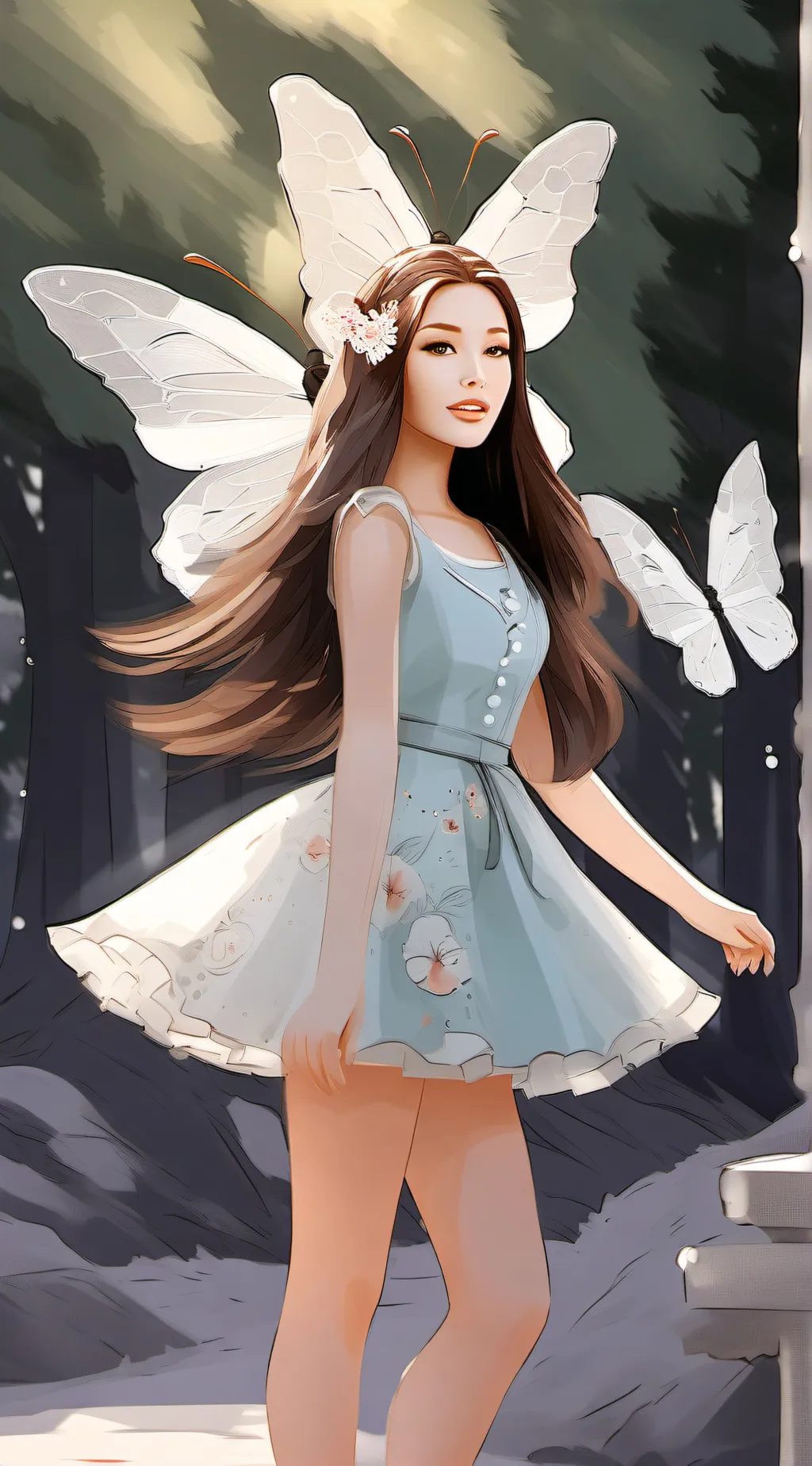 ai character: fairy MHA background