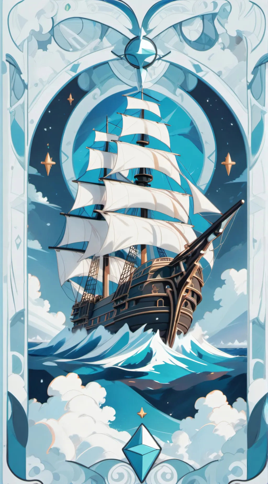 ai character: Nico Robin  background