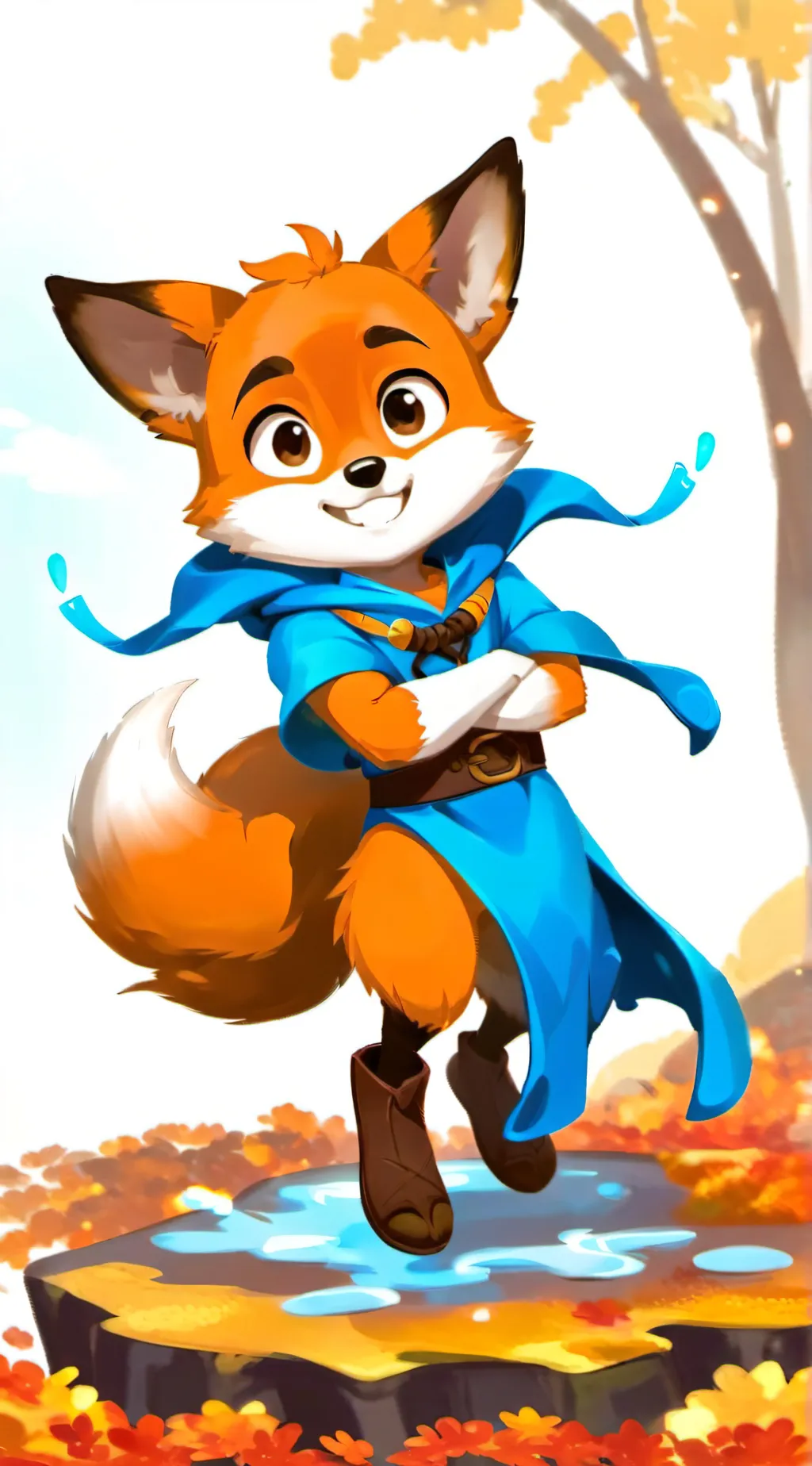 ai character: Super Lucky's Tale background