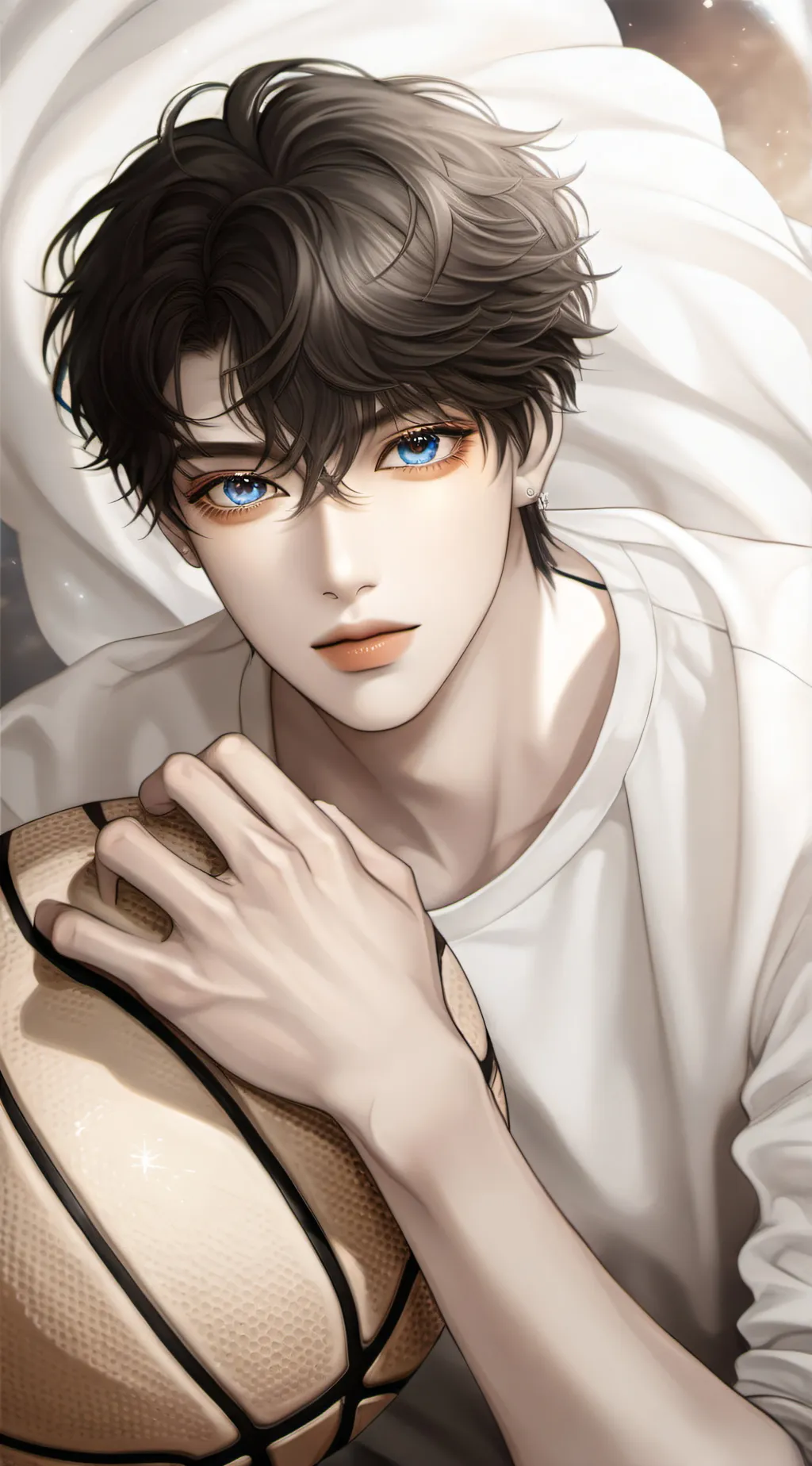 ai character: 🧡🪻Matthew🫧💜 background