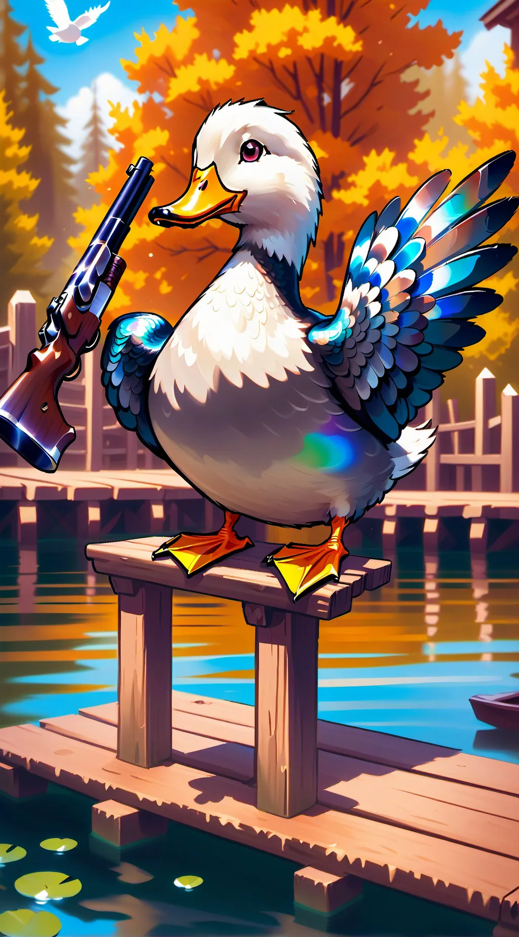 ai character: Banana  background