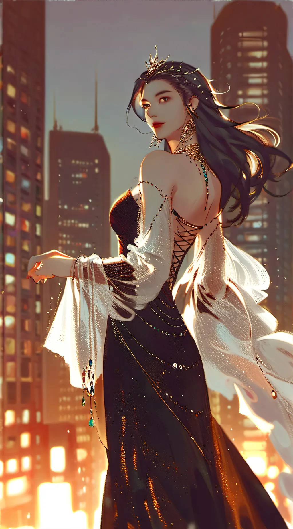 ai character: Justine background