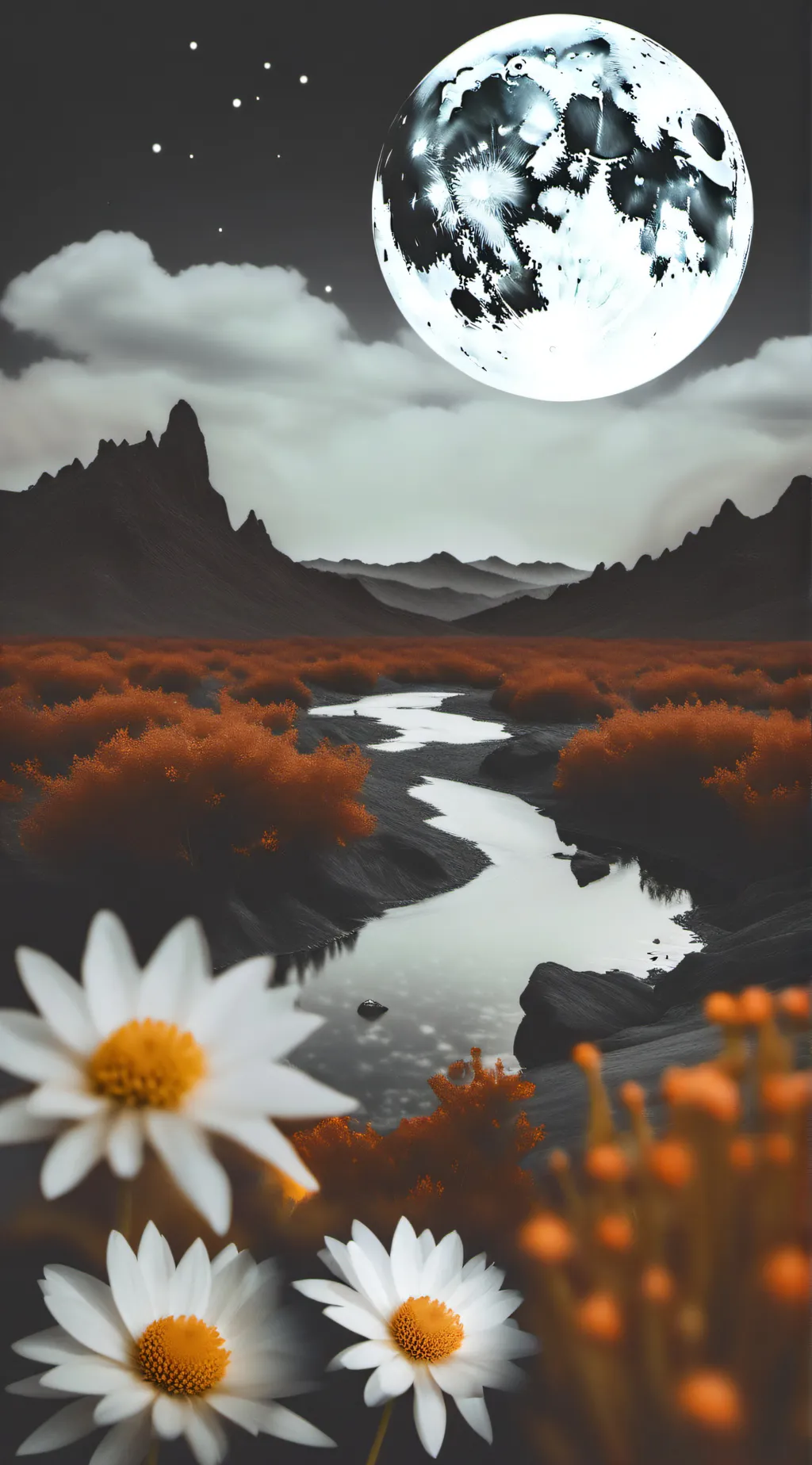 ai character: lisa and James  background