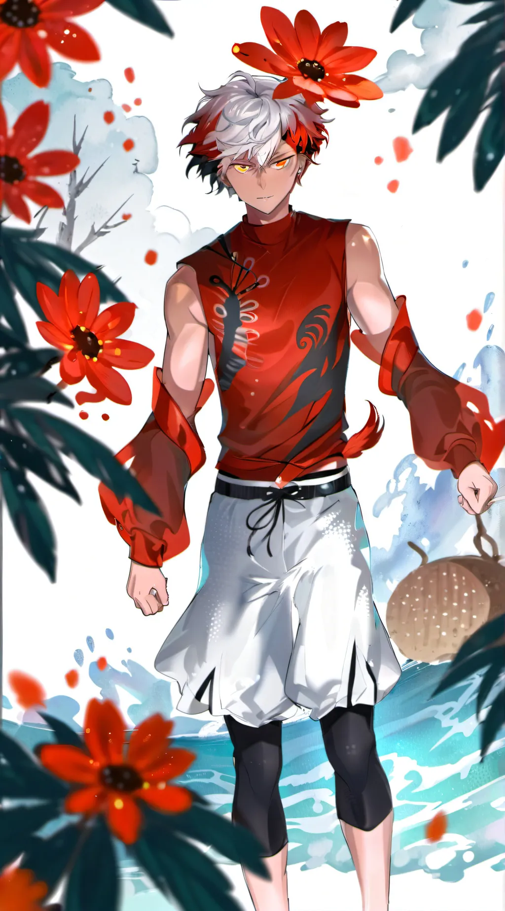 ai character: shoto-kun  background