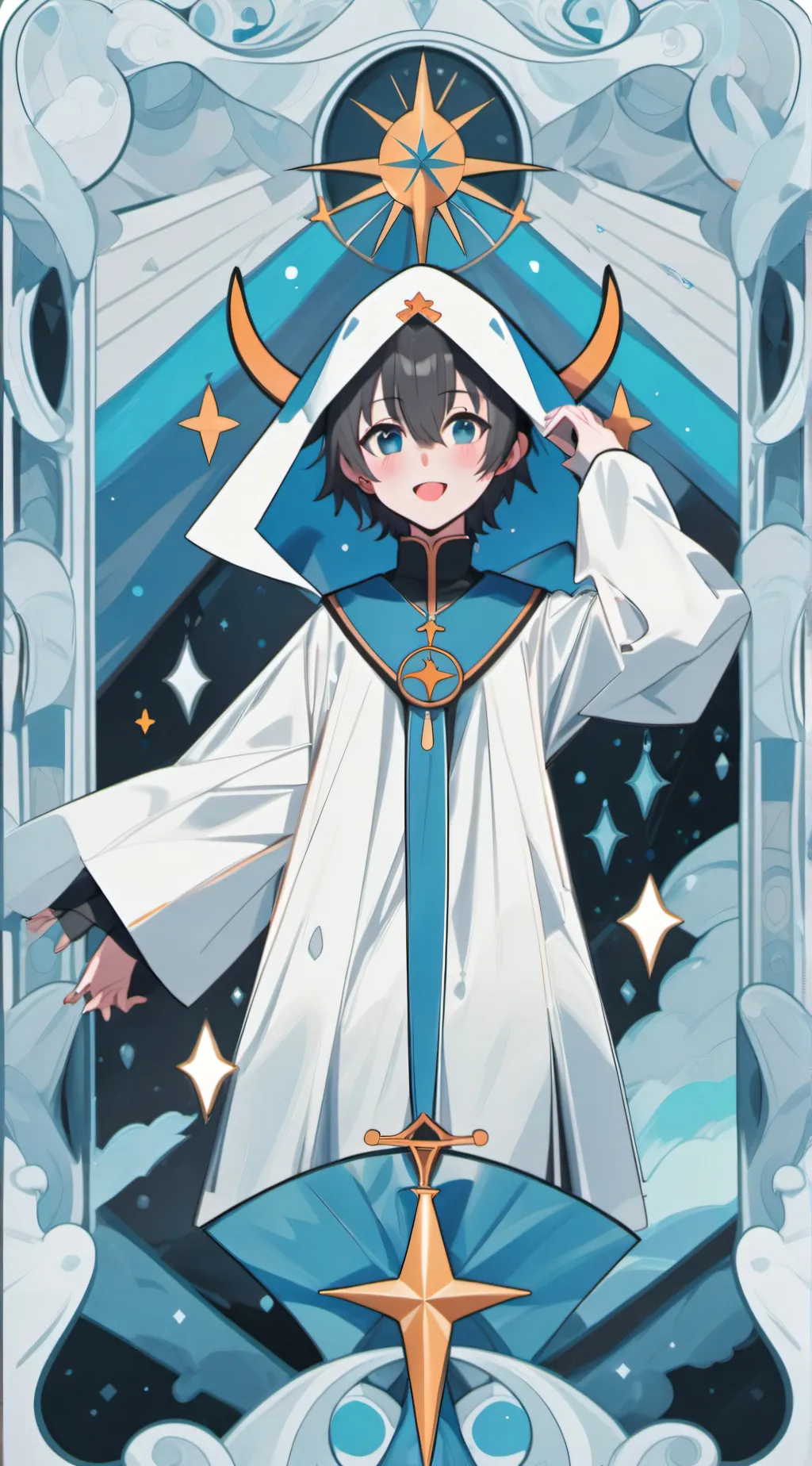 ai character: Taro x  Budo background